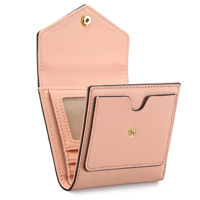 gaekeao-women-s-small-wallet-mini-portefeuille-femme-rose-rfid image 1