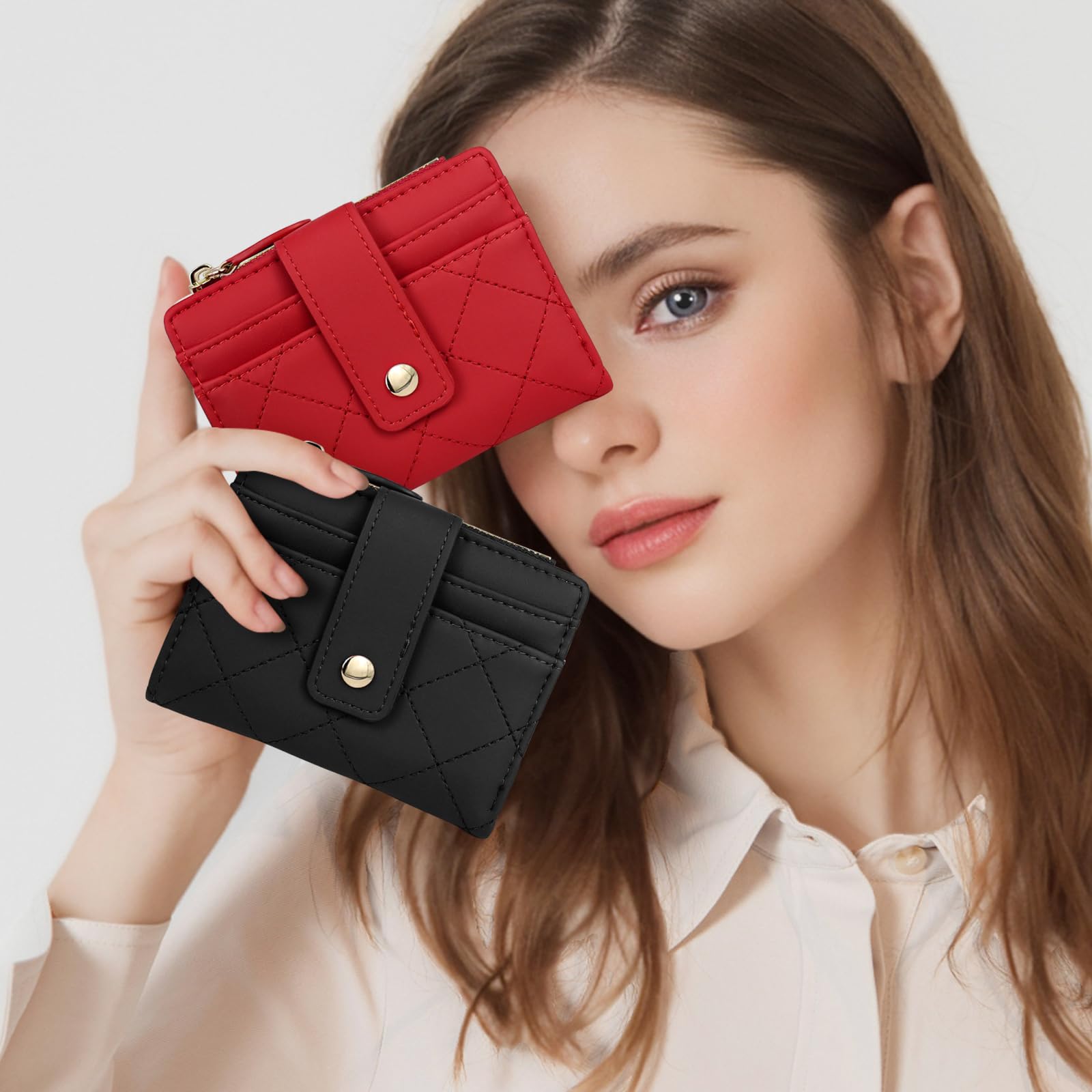 adistylinno-women-s-wallet-petit-portefeuille-femme-noir-compact image 5