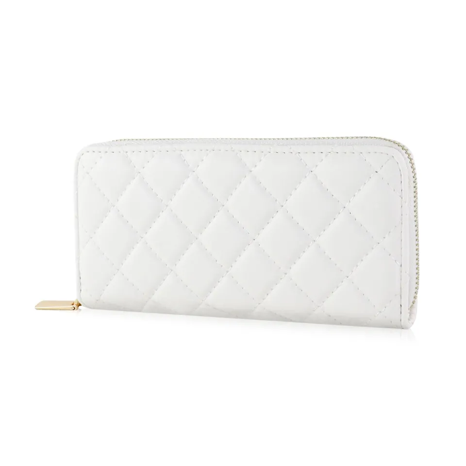 adistylinno-women-s-wallet-portefeuille-femme-blanc-zip image 1