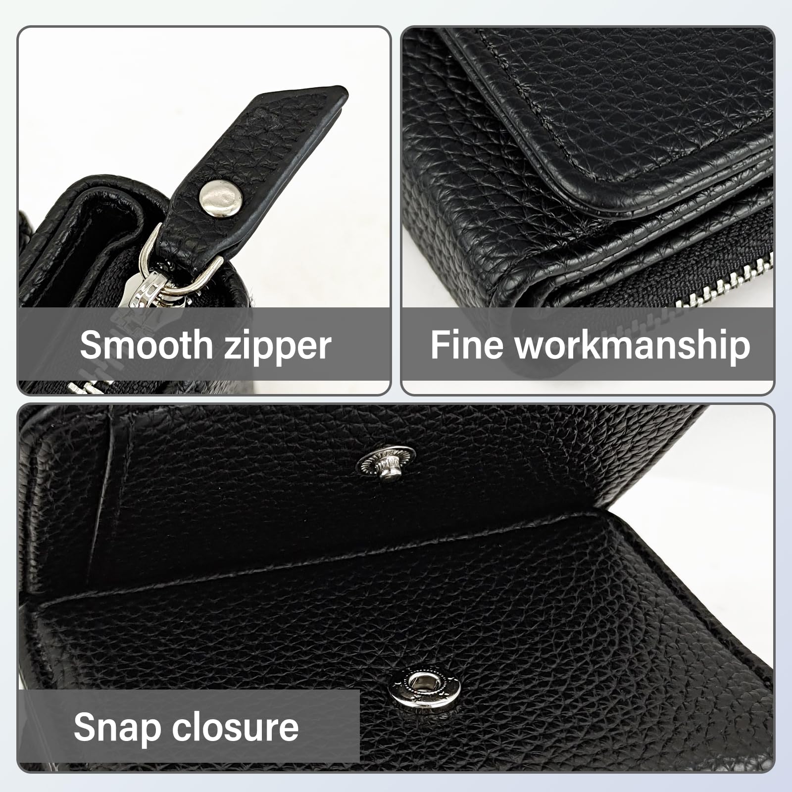adistylinno-women-s-wallet-mini-portefeuille-triple-bouton image 3