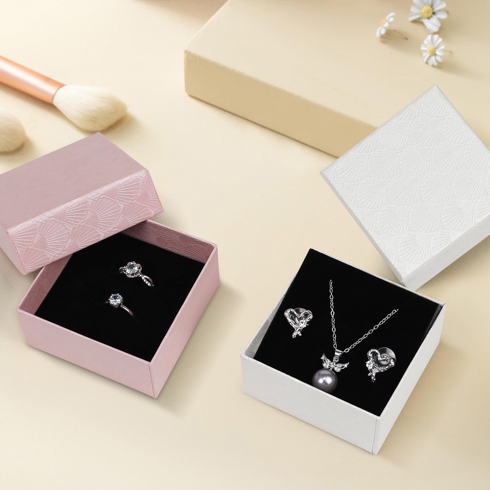 adistylinno-jewelry-box-bo-te-coquillage-rose-blanc-lot-2 image 5