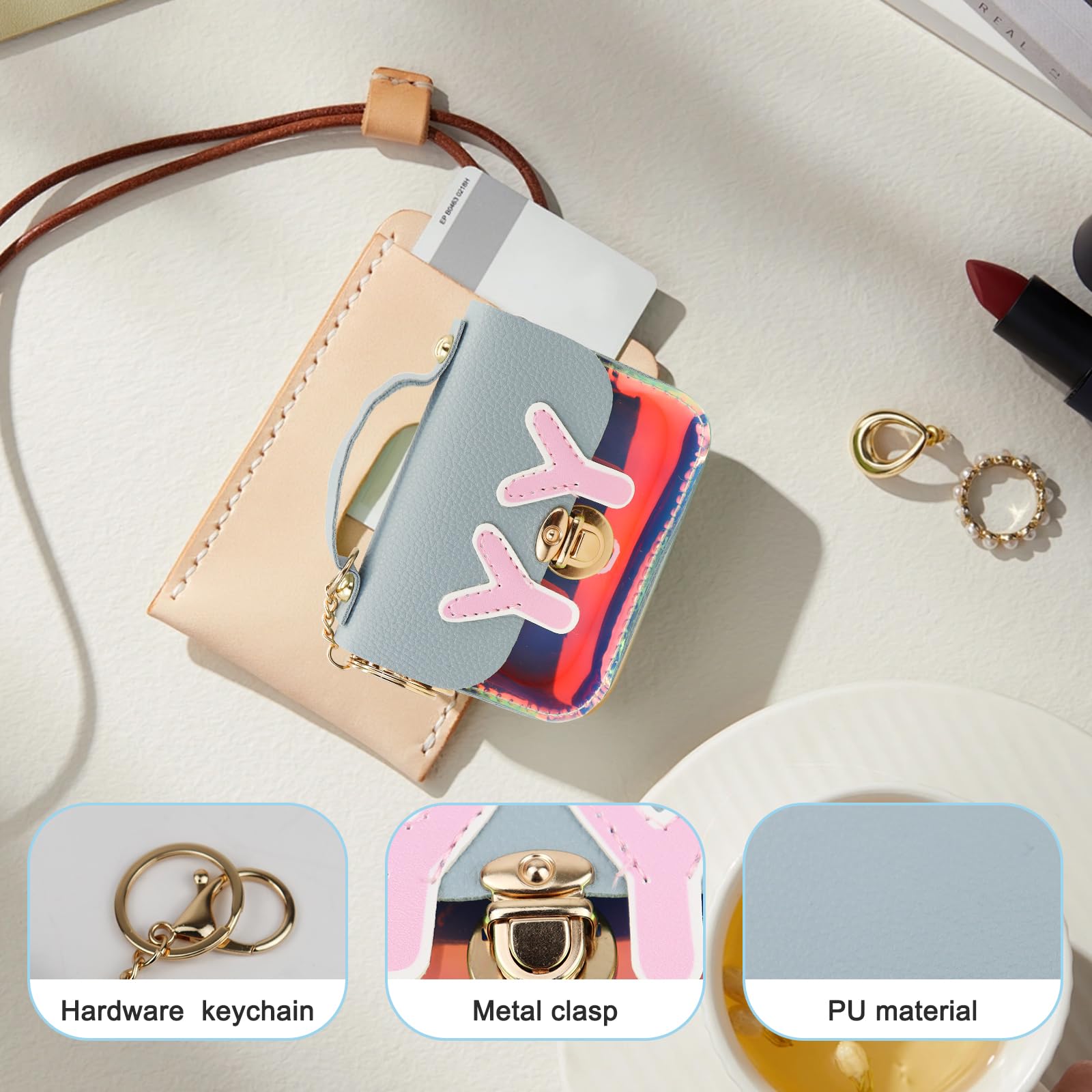 adistylinno-women-s-wallet-mini-portefeuille-bleu-porte-cl-s image 2