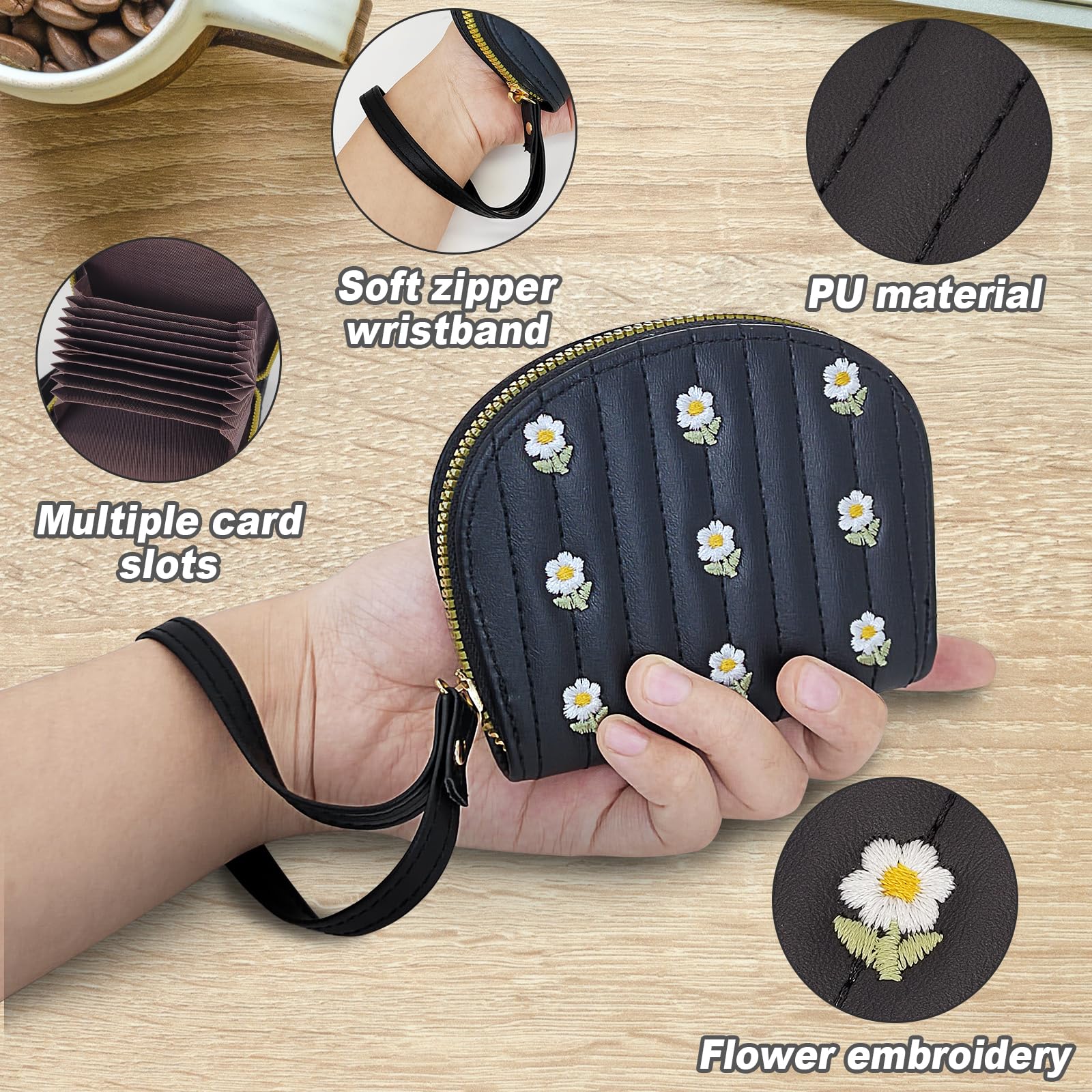 adistylinno-women-s-wallet-portefeuille-femme-noir-fleurs image 3