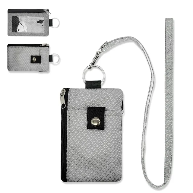 adistylinno-card-wallet-porte-cartes-rfid-nylon-gris-11-cm image 1