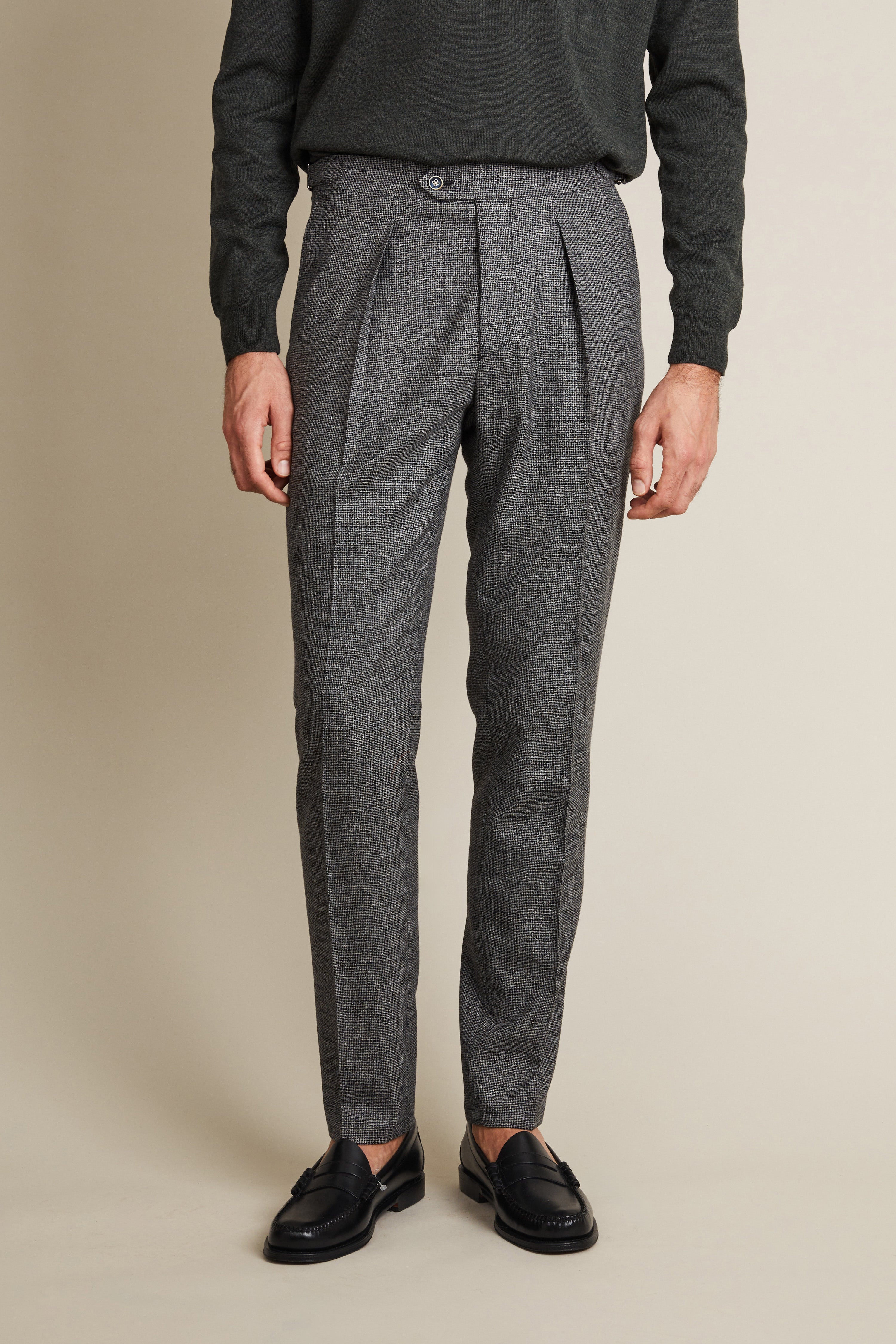 le-pantalon-flanelle-fm-lpfp-4-pantalon-laine-gris-pinces image 1