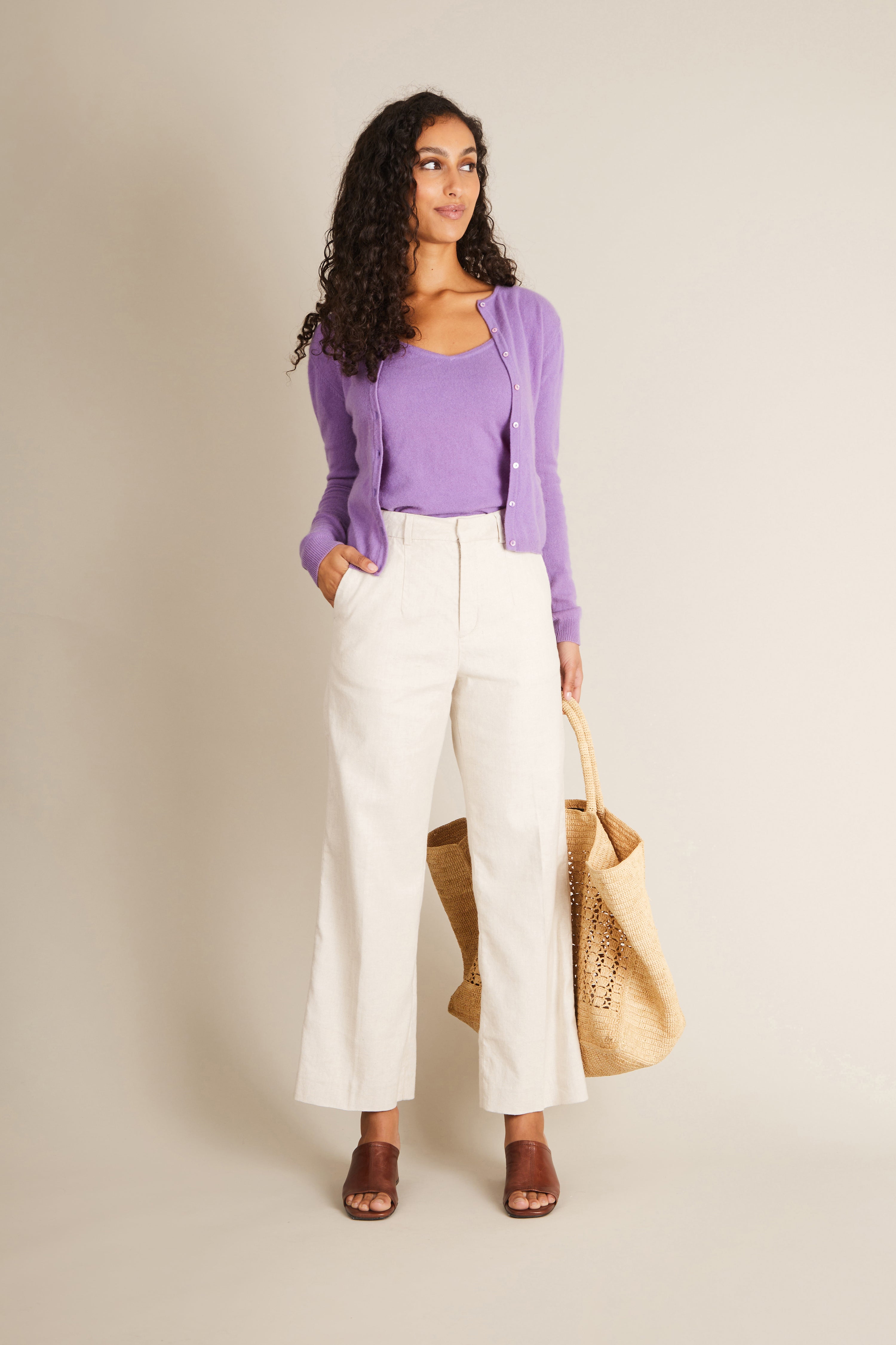 le-pantalon-femme-fm-lpwpf-1-pantalon-flare-cru-lin image 2