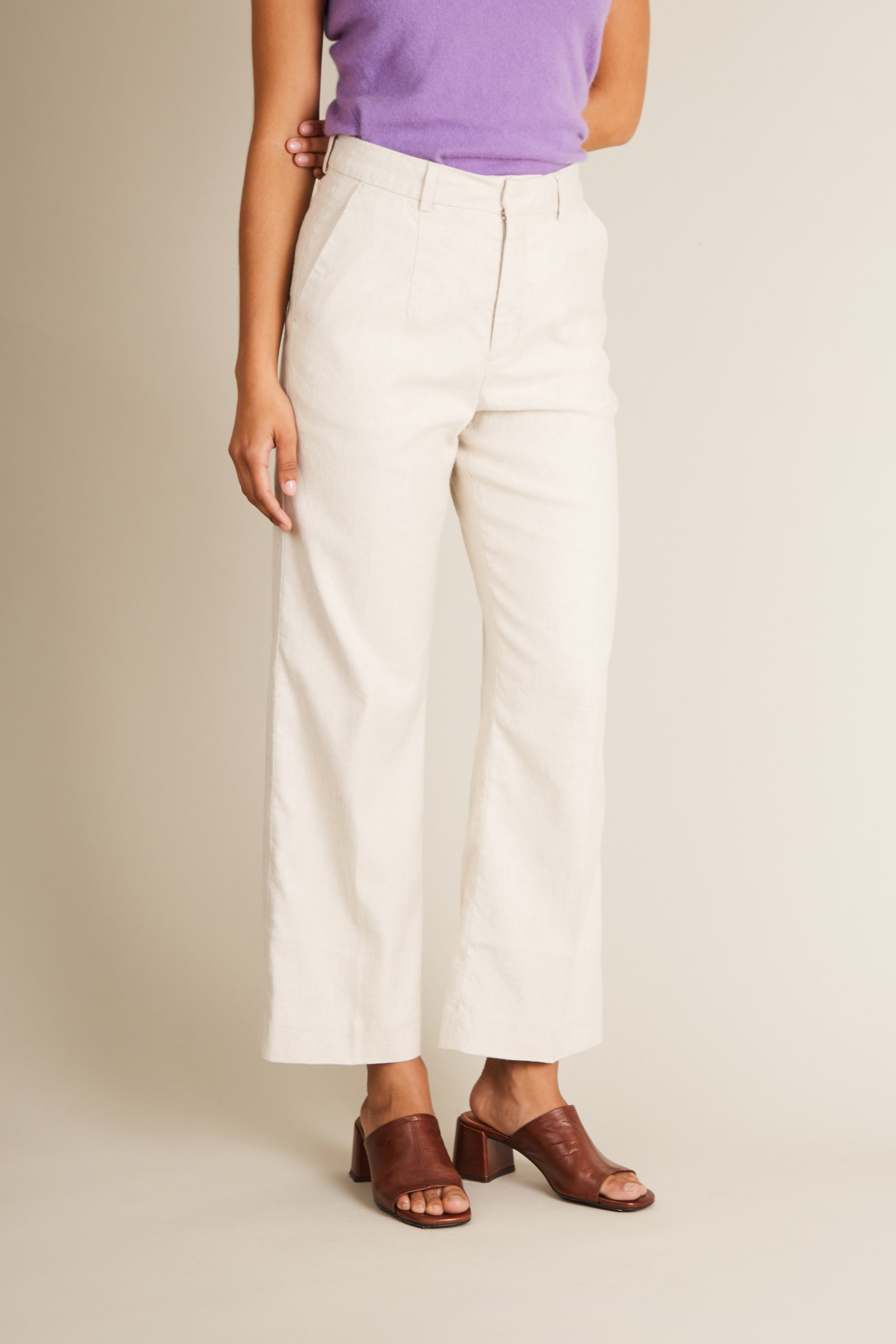 le-pantalon-femme-fm-lpwpf-1-pantalon-flare-cru-lin image 8