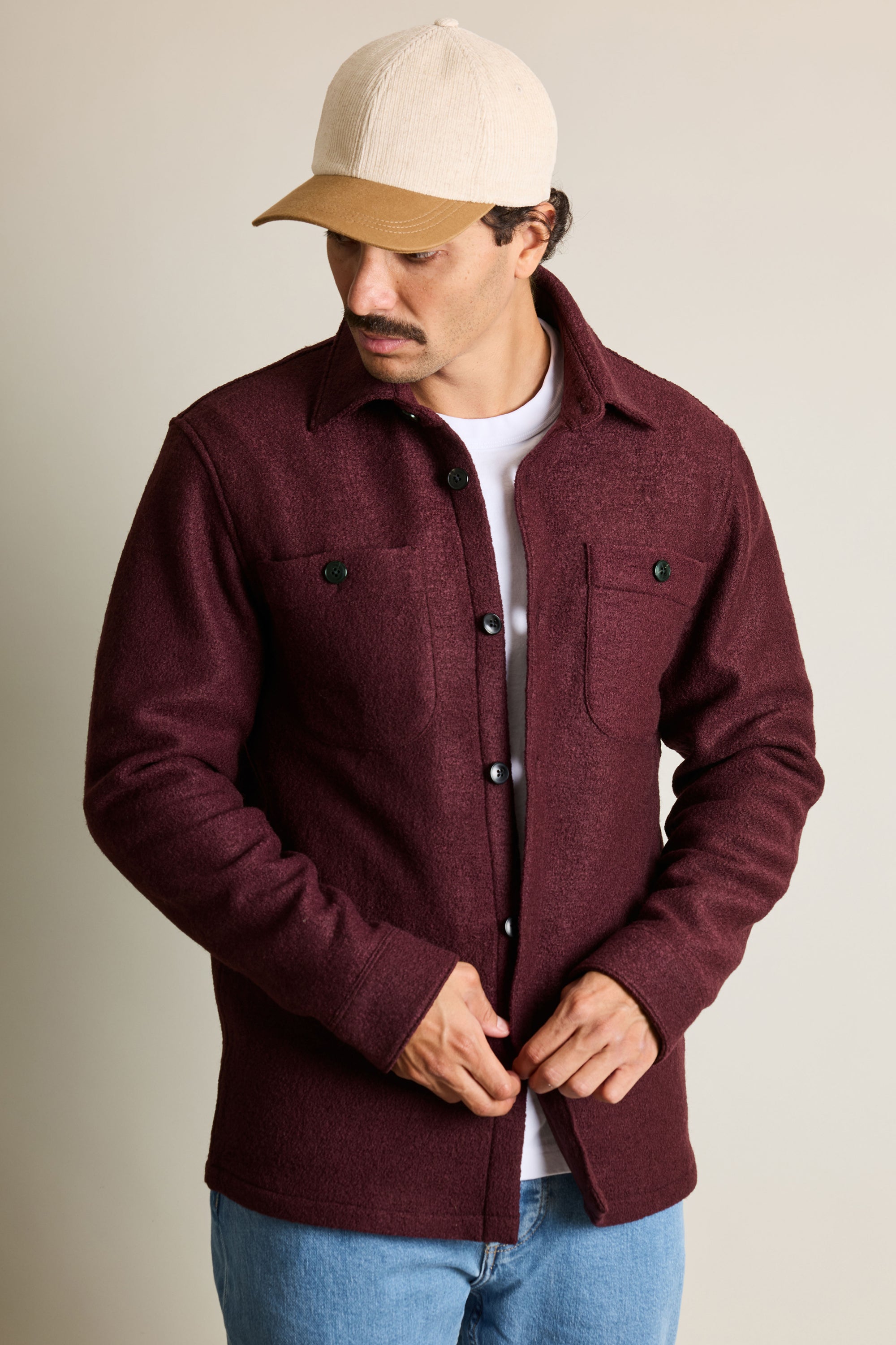 le-pantalon-surchemise-laine-lie-de-vin-homme-laine-bouillie image 6