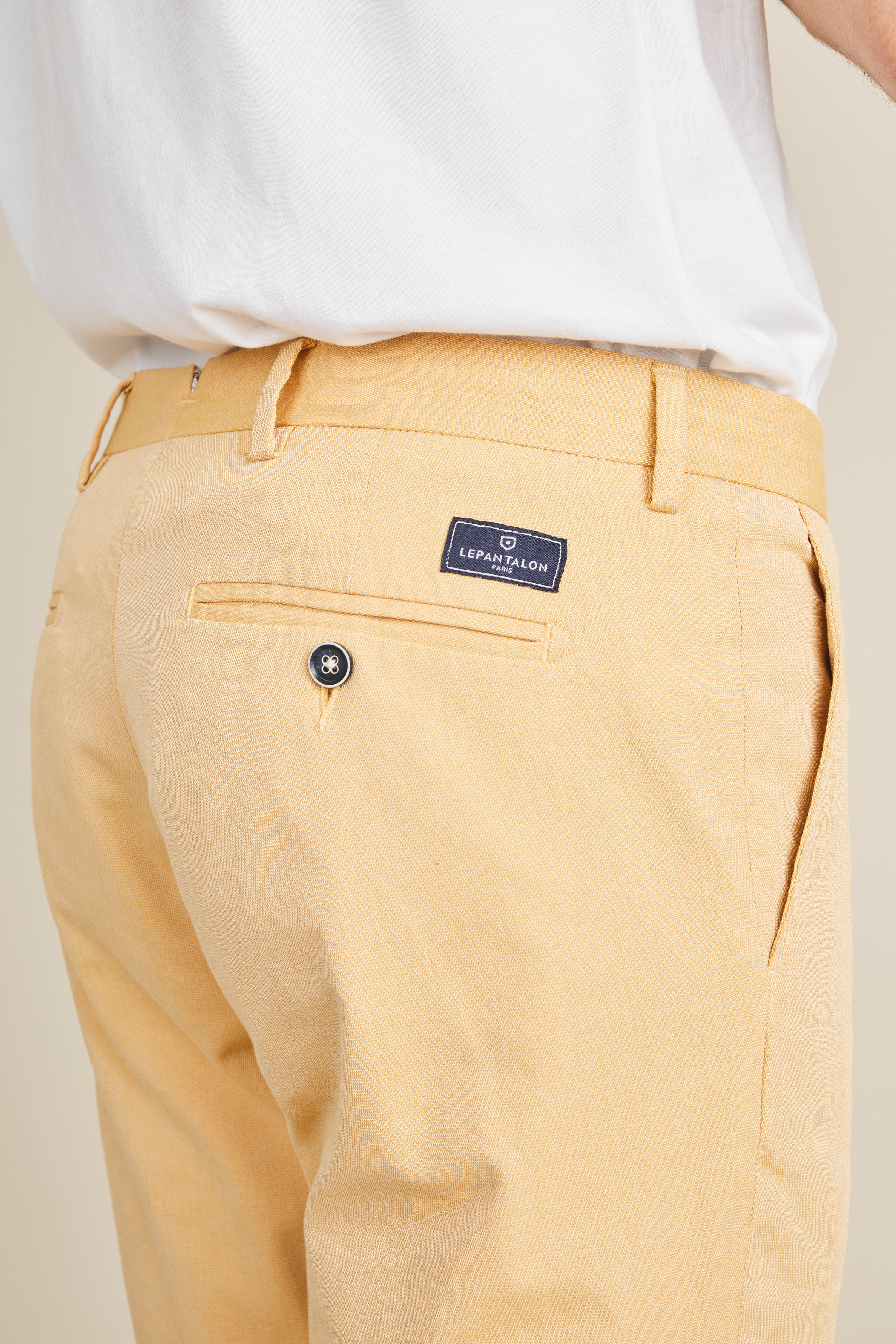 le-pantalon-chino-a-rien-miel-pantalon-chino-coton-l-ger image 2