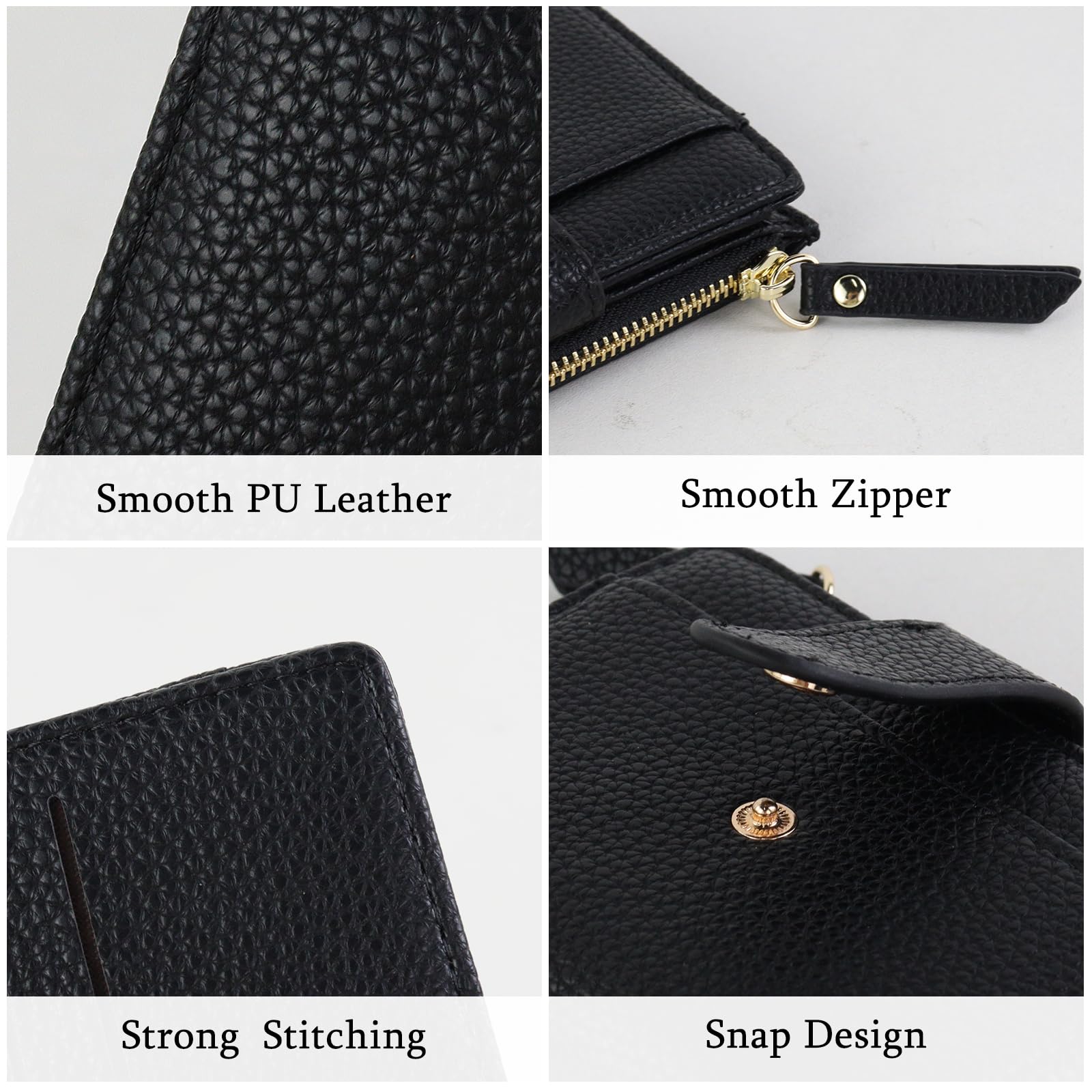 adistylinno-women-s-wallet-petit-portefeuille-noir-compact image 2