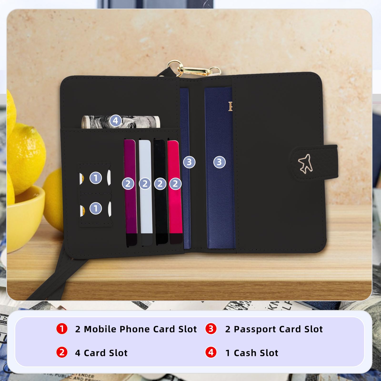 adistylinno-passport-wallet-porte-passeport-noir-rfid image 4