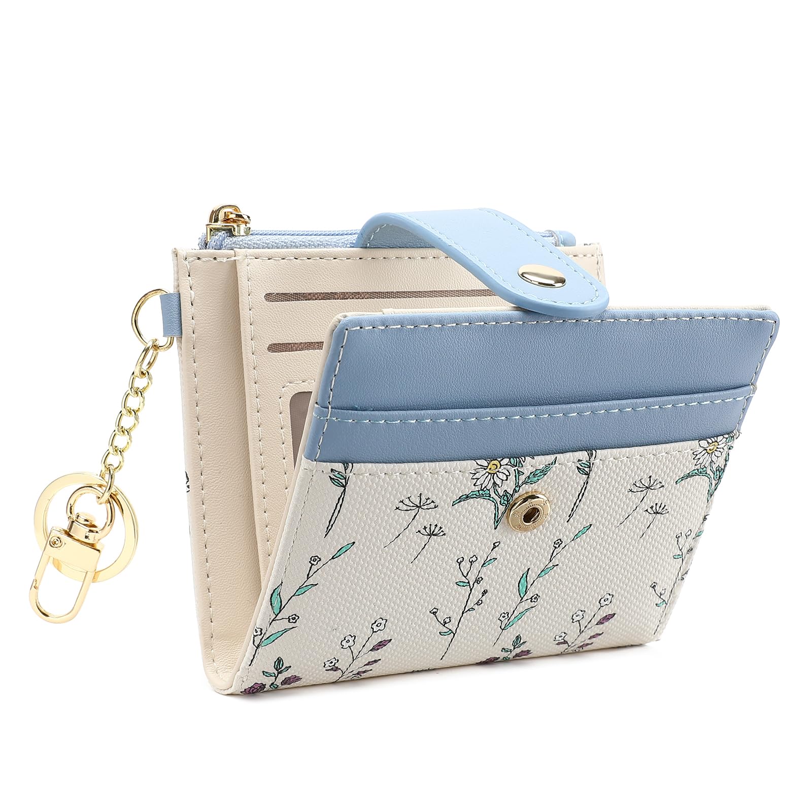 gaekeao-women-s-small-wallet-petit-portefeuille-femme-rose-rfid image 8