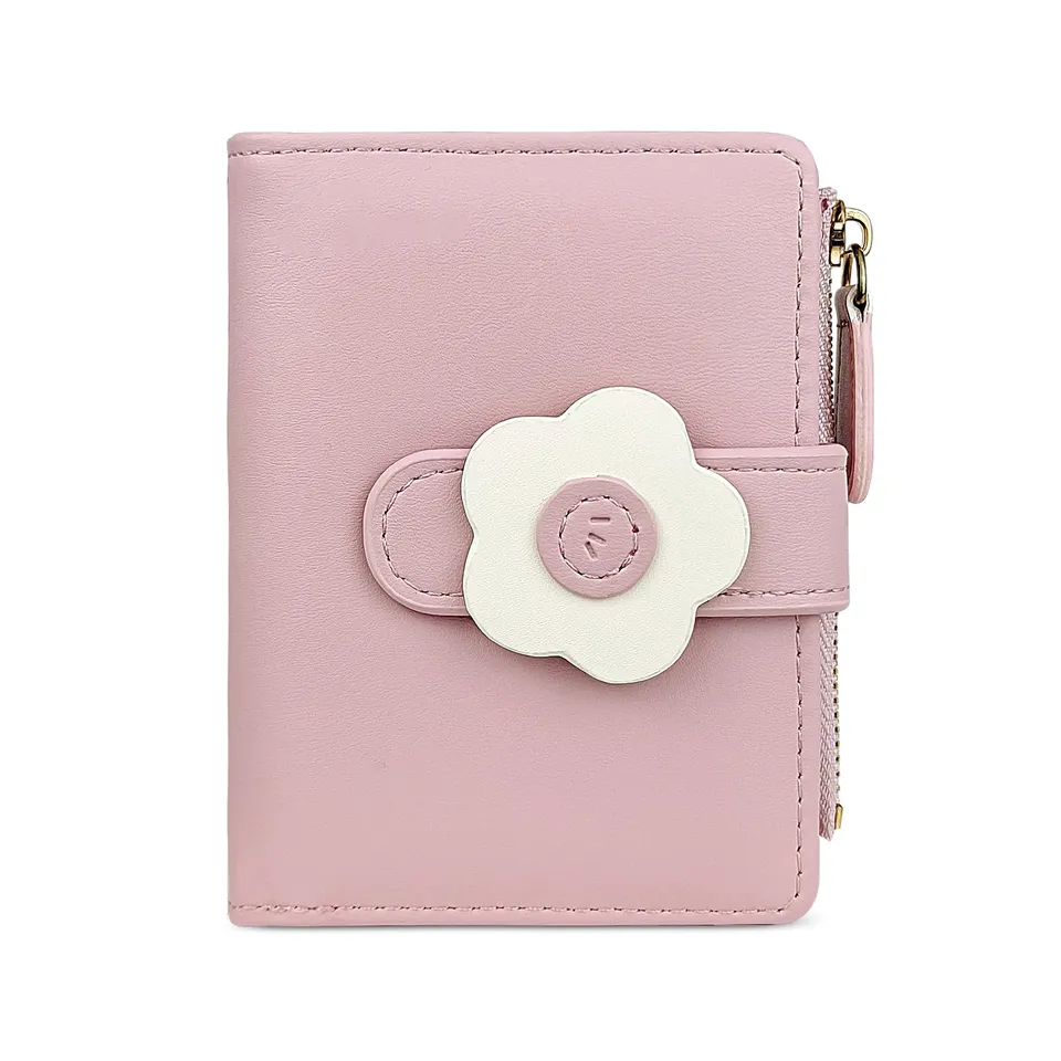 adistylinno-petit-portefeuille-femme-floral-rose-cuir-5-cartes image 1