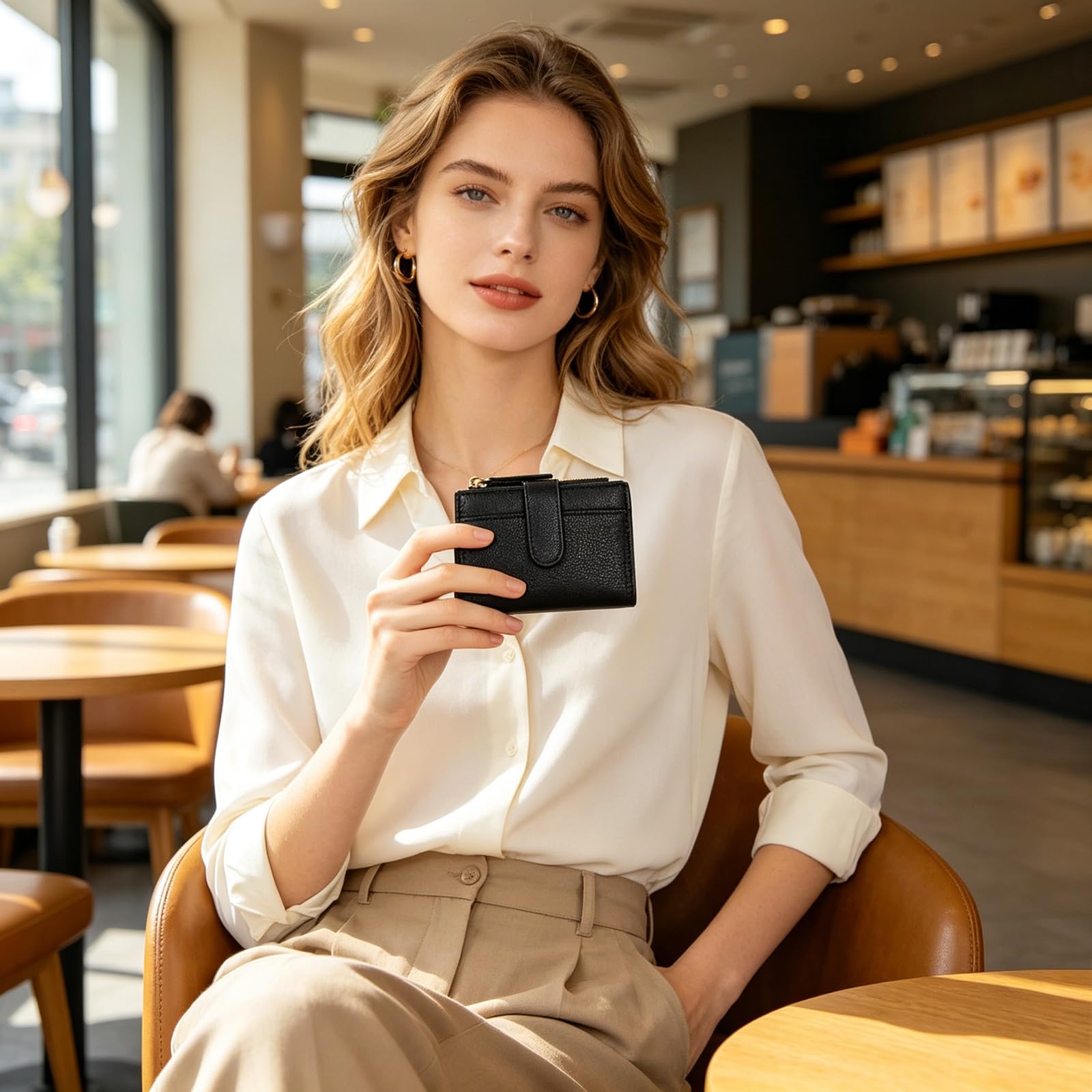 adistylinno-women-s-wallet-petit-portefeuille-noir-compact image 7