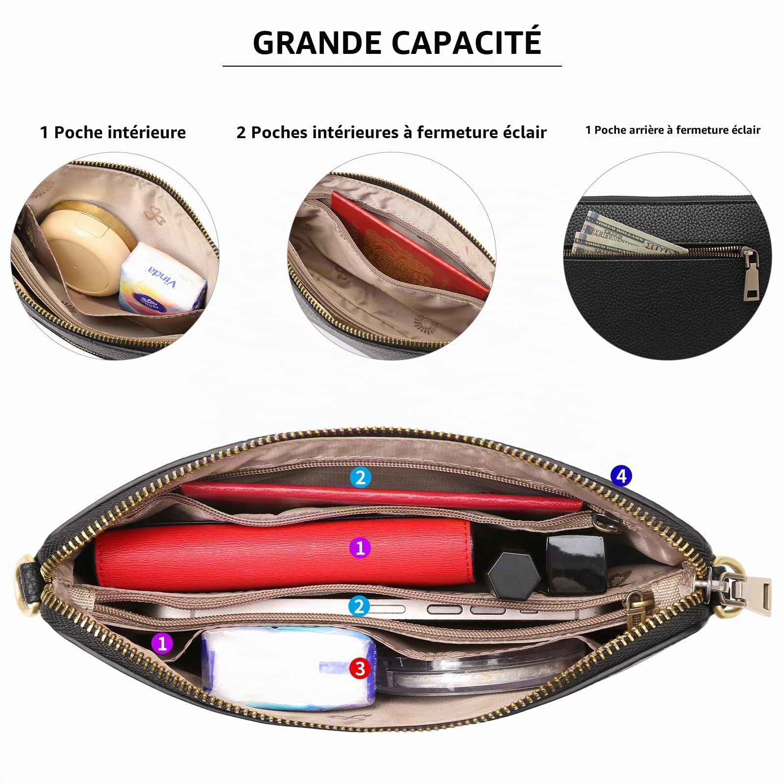 gaekeao-crossbody-bag-sac-bandouli-re-femme-noir-rfid-type2 image 5