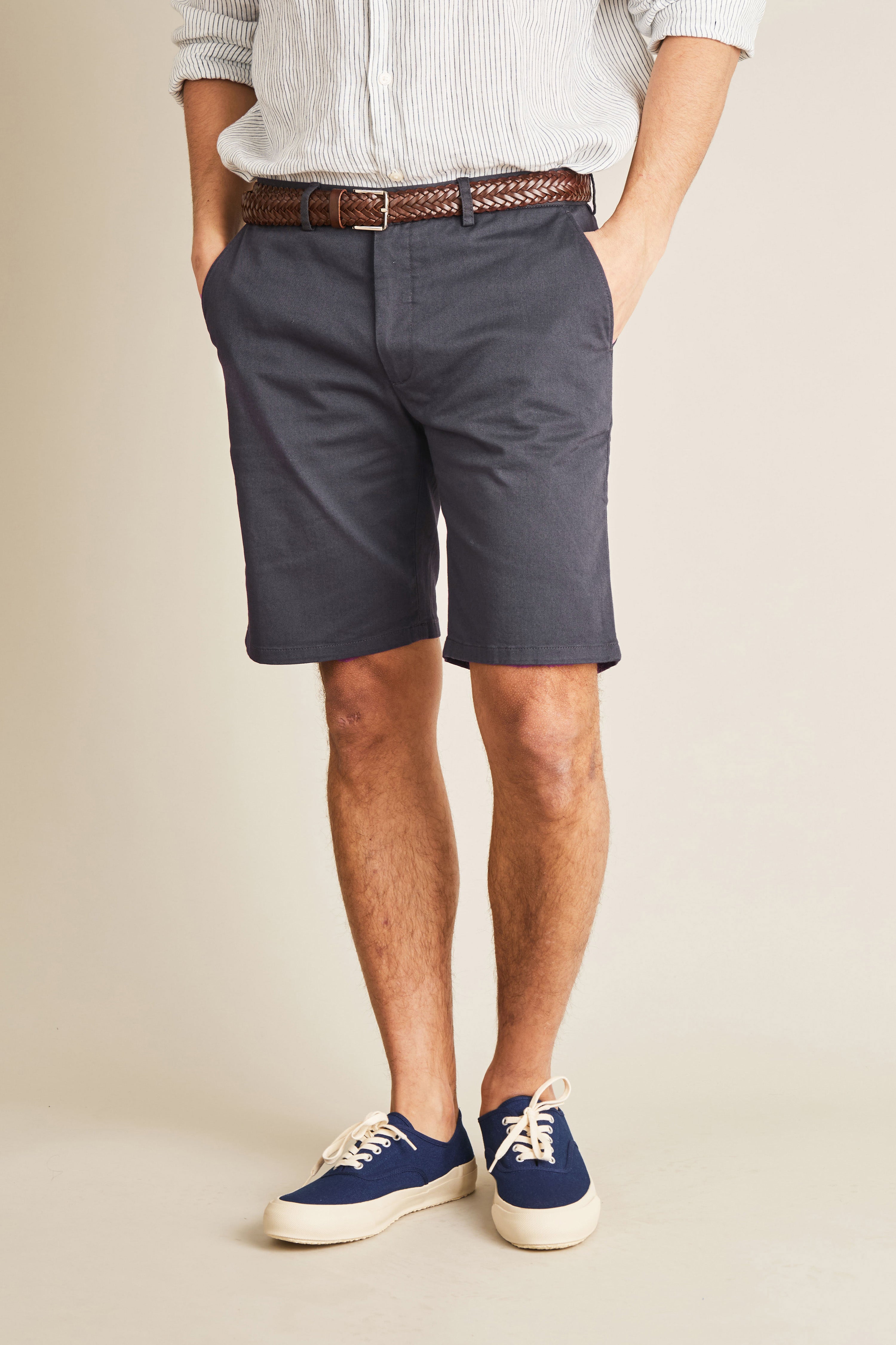 le-pantalon-bermudas-homme-bermuda-gris-anthracite-coton image 1