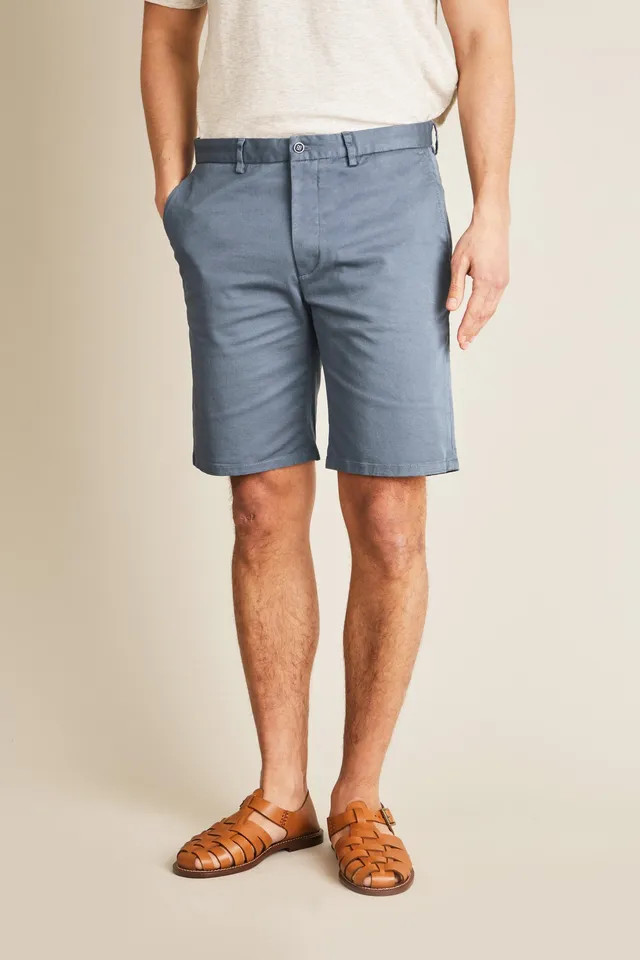 le-pantalon-bermuda-bleu-jasmin-short-coton-semi-slim image 1