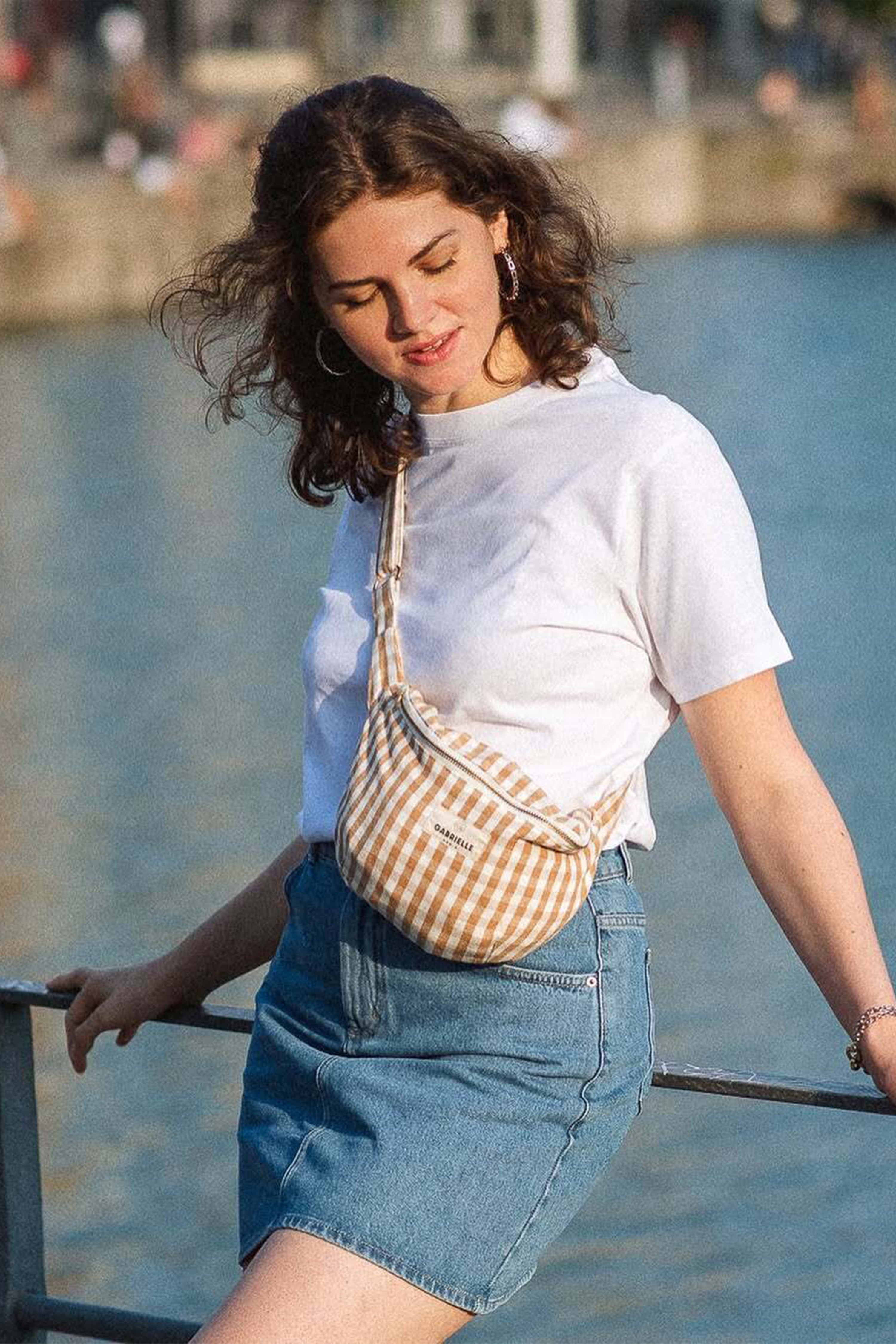 le-pantalon-shorts-et-jupes-femme-jupe-jean-bleached-coton image 2