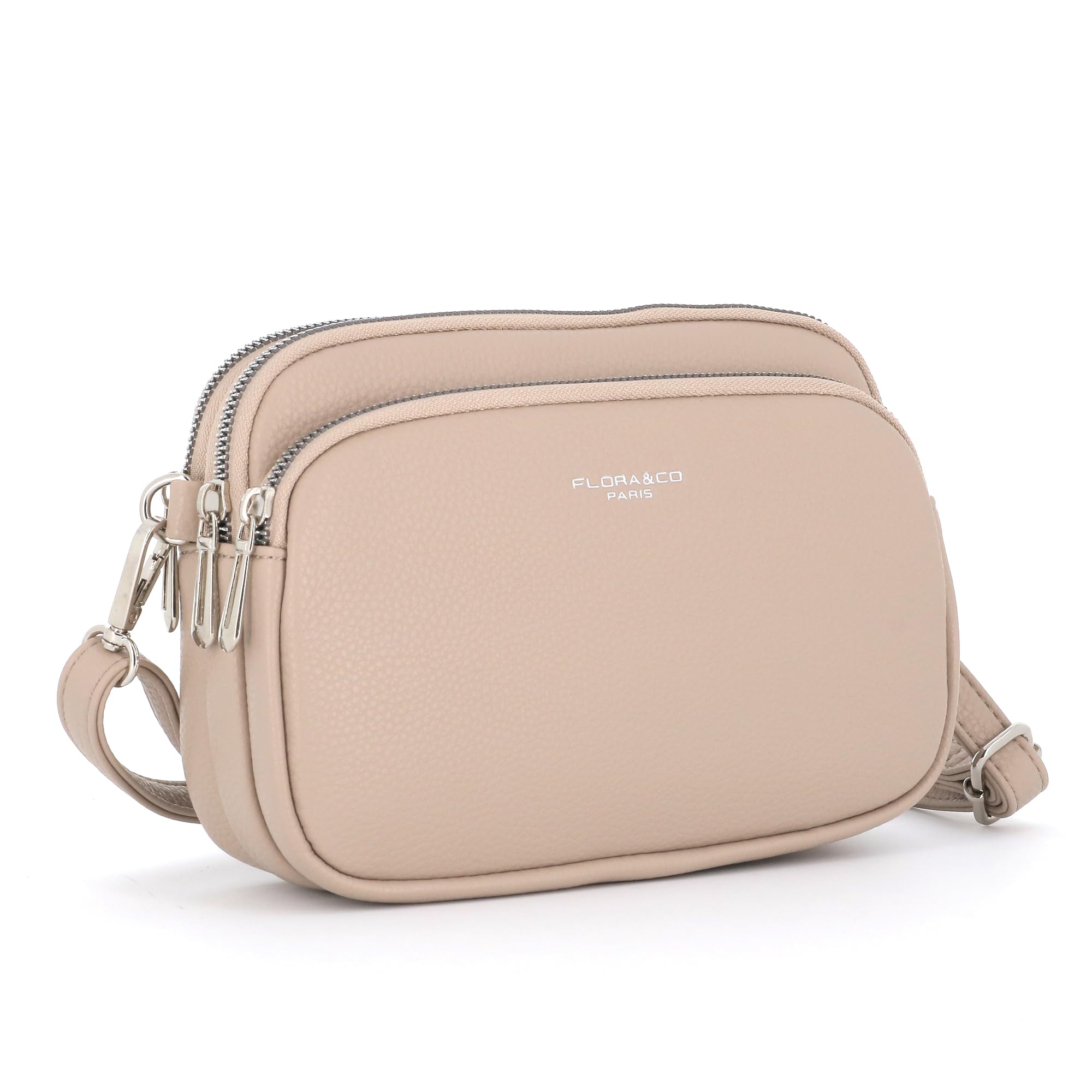 flora-co-sacs-bandouli-res-multipoches-sac-bandouli-re-beige-grain image 3
