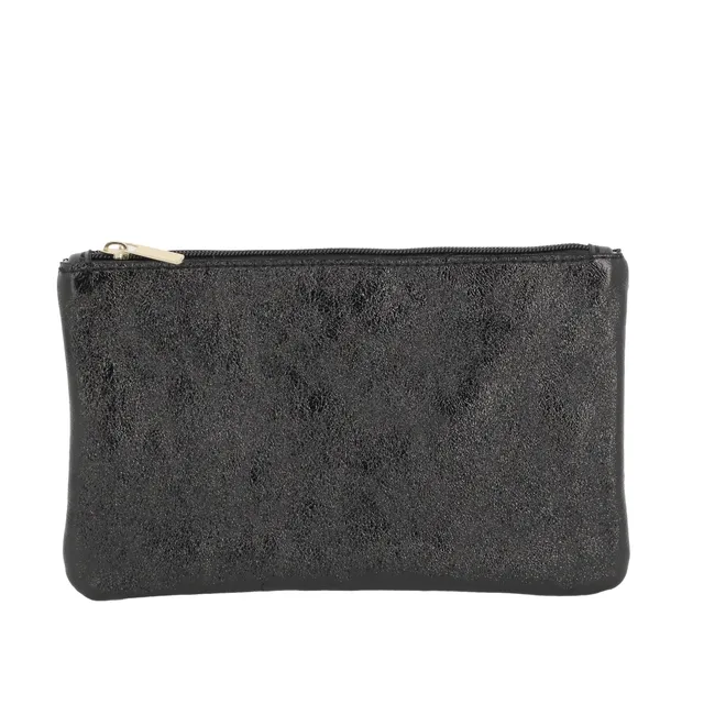 double-tree-porte-monnaie-cuir-pochette-noir-iris-23-cm image 1