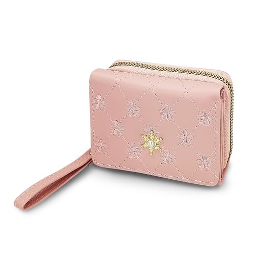 adistylinno-women-s-wallet-petit-portefeuille-violet-floral-7-cartes image 8