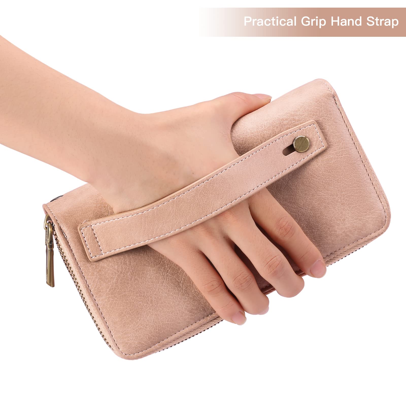 gaekeao-large-wallet-a10-retro-rose-portefeuille-cuir-rfid image 8