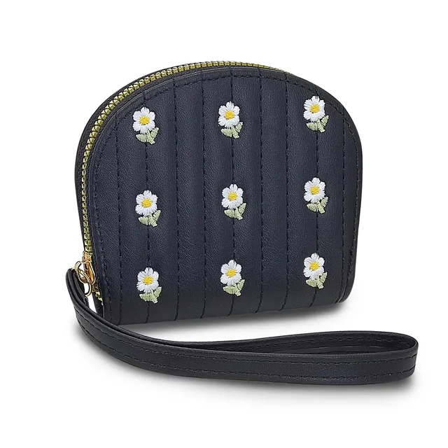 adistylinno-women-s-wallet-portefeuille-femme-noir-fleurs image 1