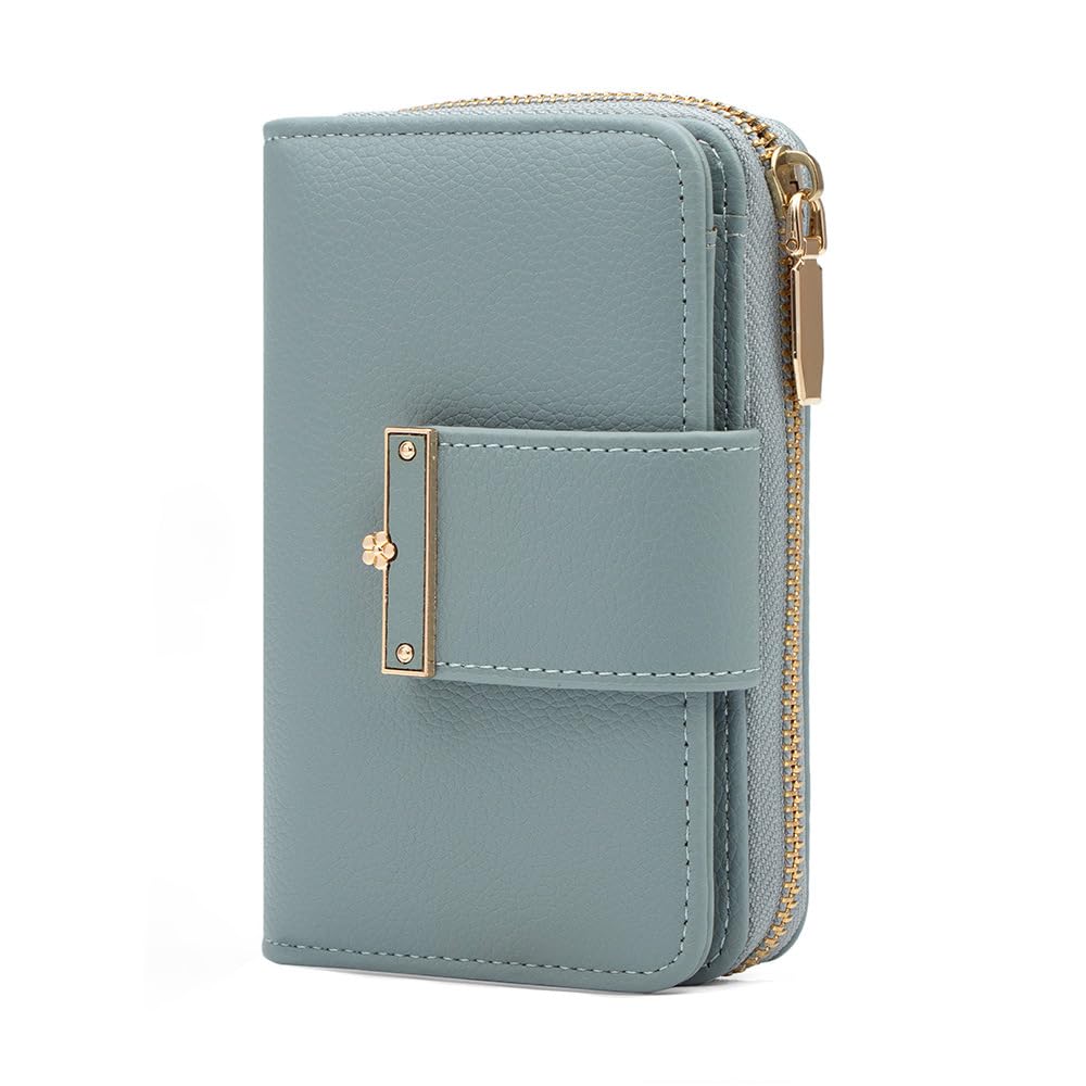 adistylinno-women-s-wallet-portefeuille-femme-bleu-bouton image 1