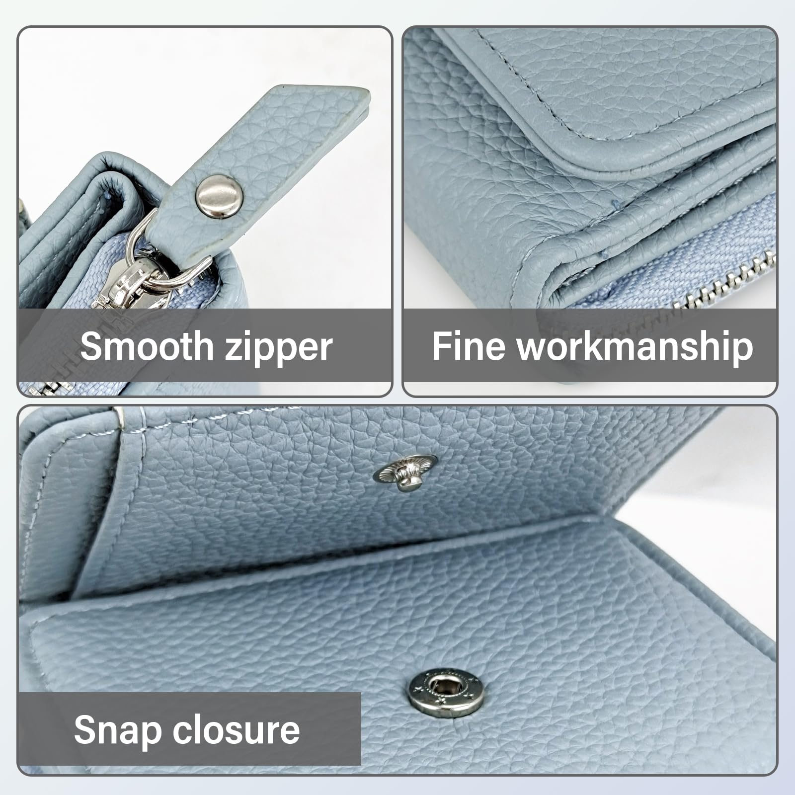 adistylinno-women-s-wallet-mini-portefeuille-triple-bouton-2 image 4