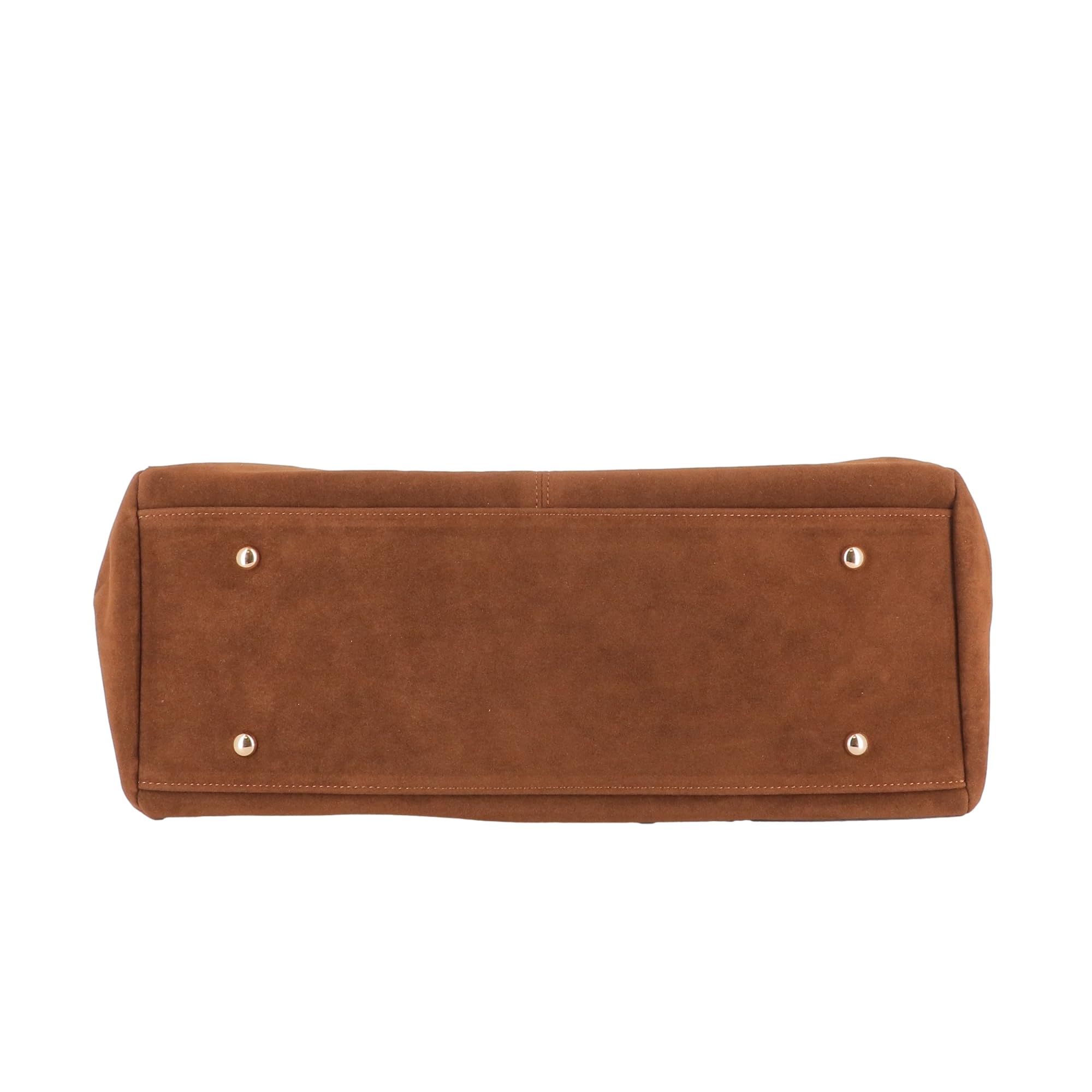 flora-co-sac-cabas-bowling-camel-daim-fourre-tout-a4 image 6