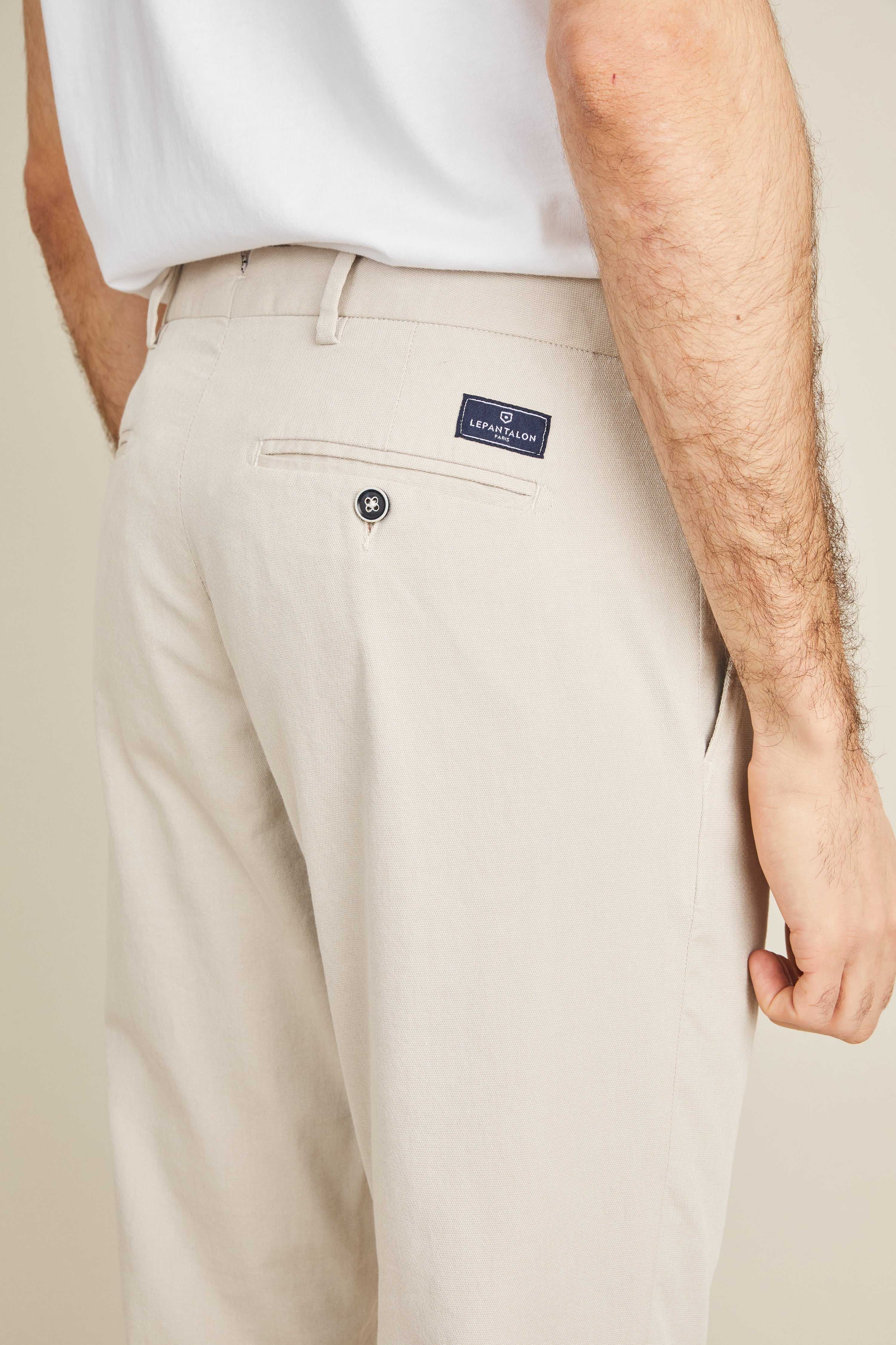 le-pantalon-chinos-homme-fm-lpcl-4-chino-beige-a-rien image 3