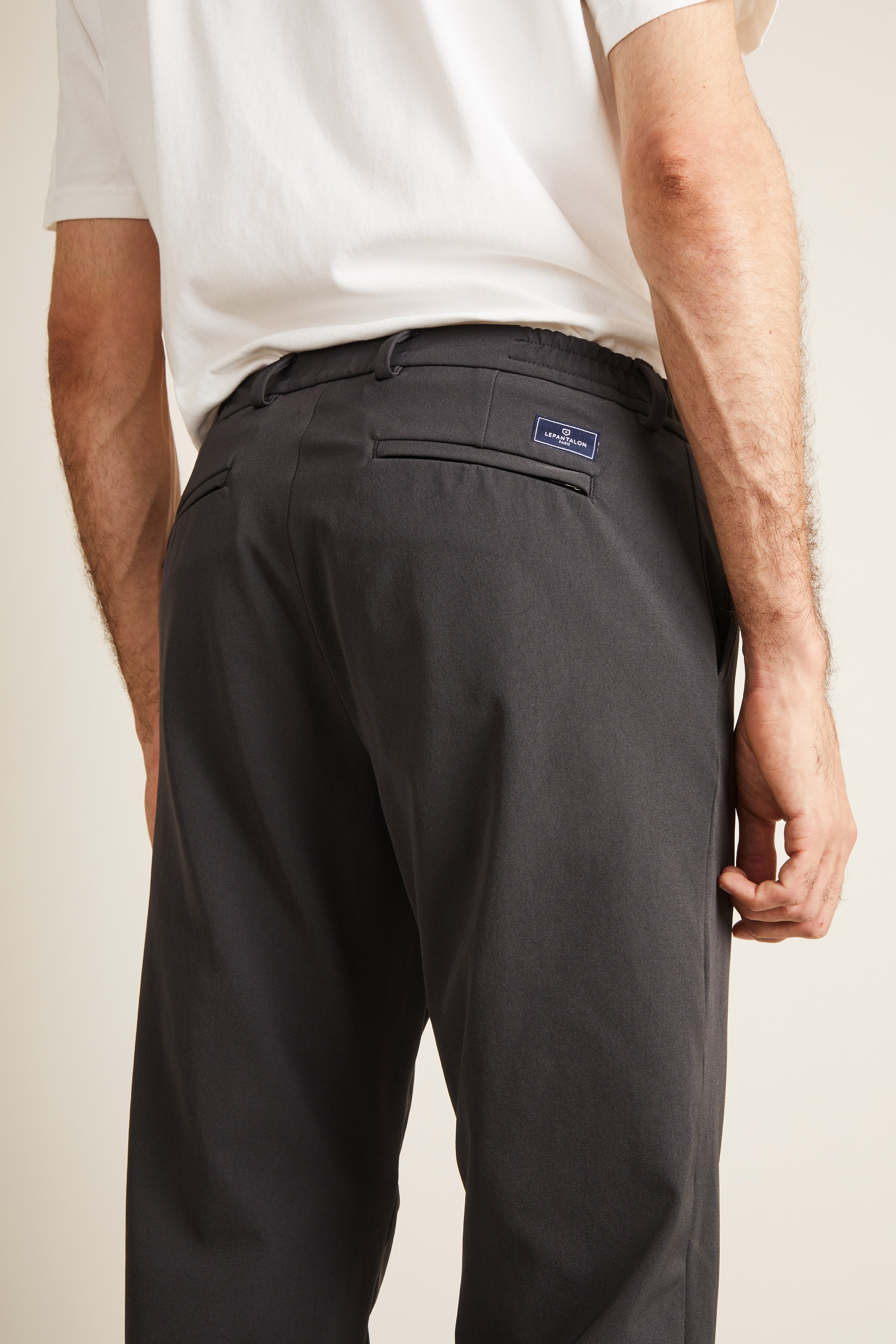 le-pantalon-chinos-homme-chino-technique-gris-anthracite-stretch image 7