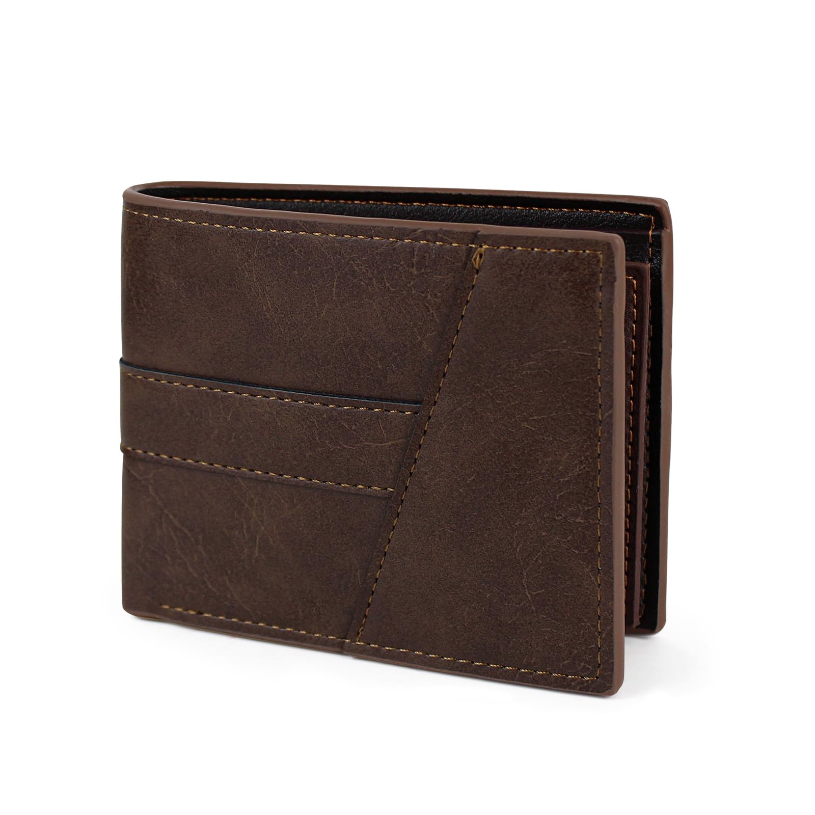 adistylinno-portefeuille-homme-caf-cuir-minimaliste-6-cartes image 1