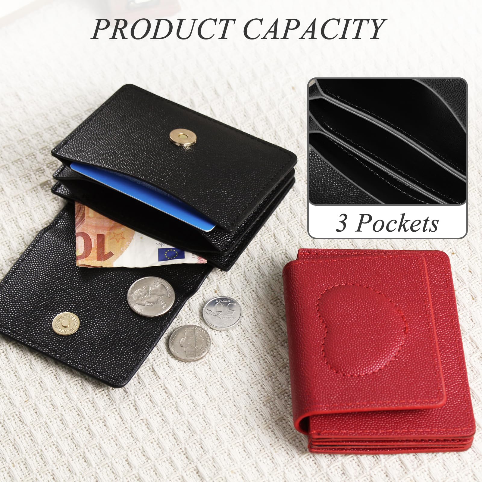 adistylinno-women-s-wallet-mini-portefeuille-femme-noir-coeur image 2