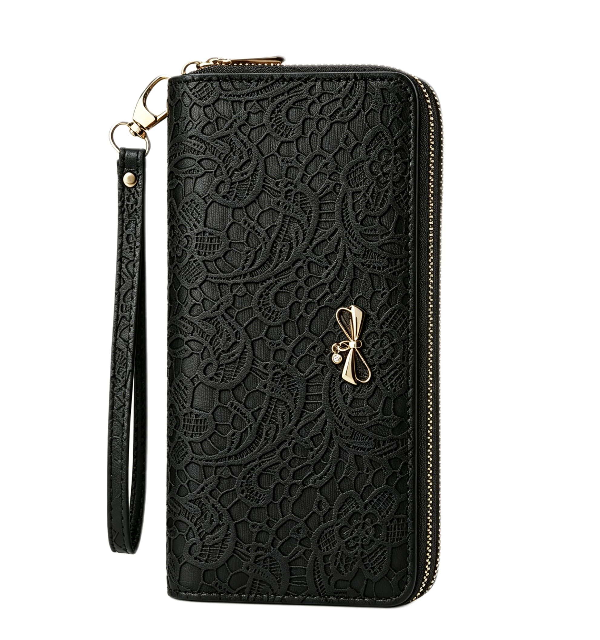 adistylinno-women-s-wallet-portefeuille-long-noir-b-floral image 1