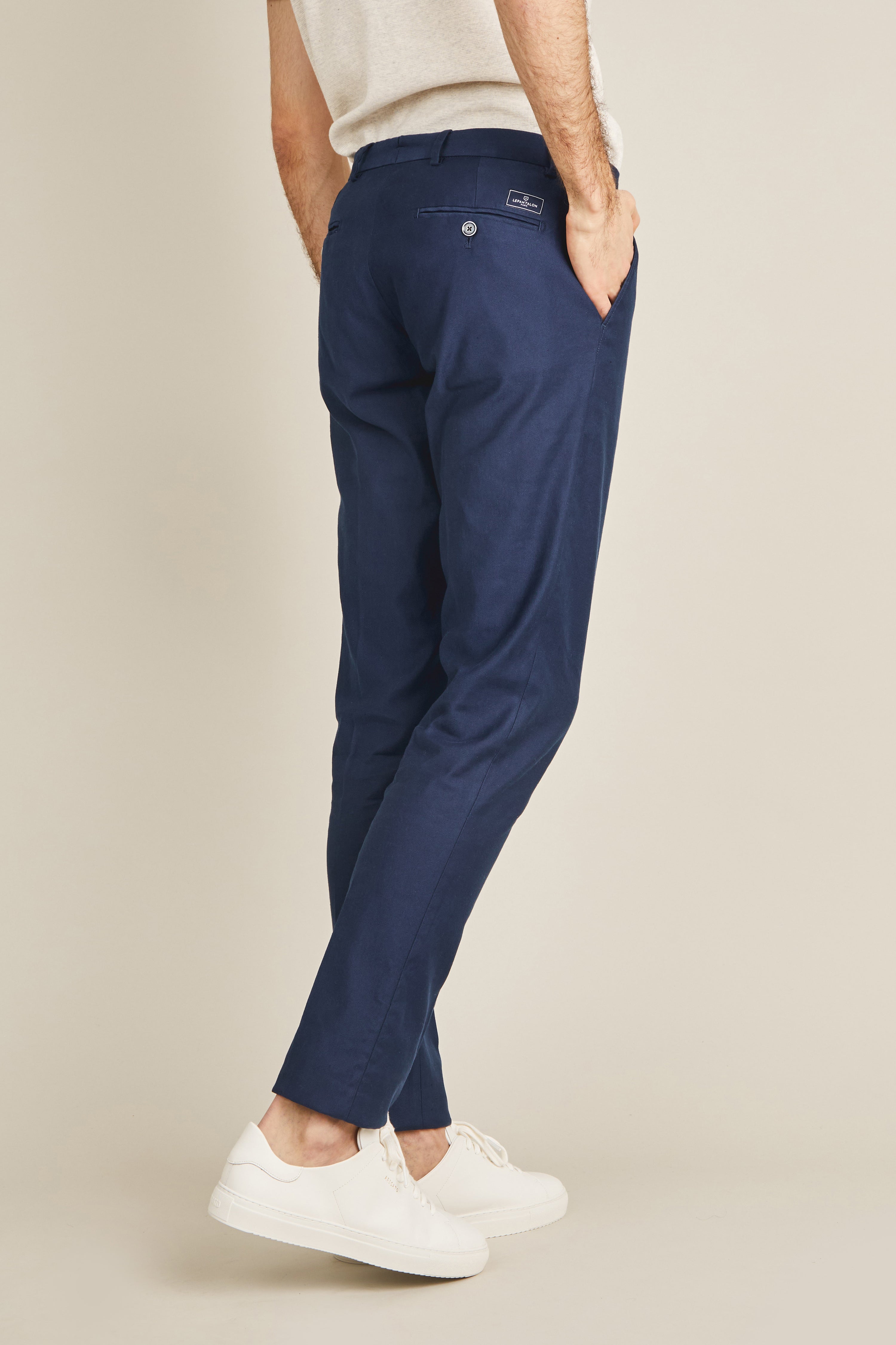 le-pantalon-chinos-homme-fm-lpcl-11-chino-bleu-marine-lin image 4
