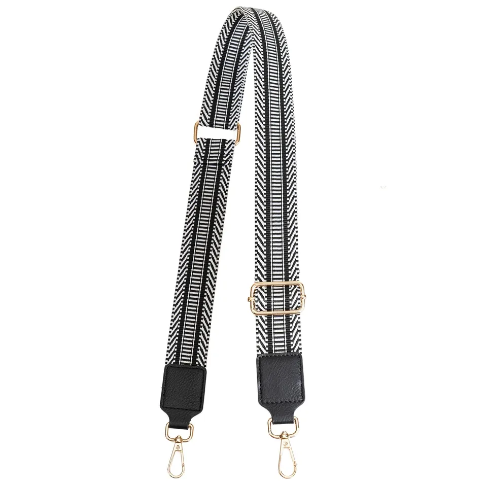 gaekeao-crossbody-bag-sangle-bandouliere-noire-tricot image 1