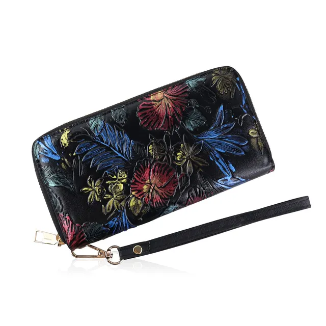 adistylinno-women-s-wallet-portefeuille-long-fleur-a-8-cartes image 1