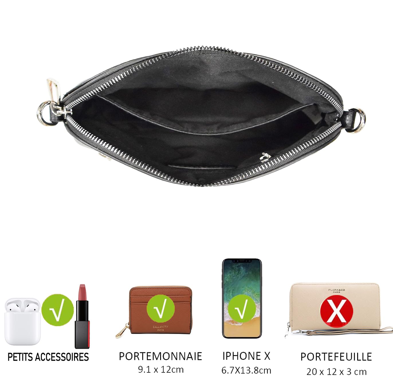 flora-co-sacs-bandouli-res-besace-noire-multi-poches image 4