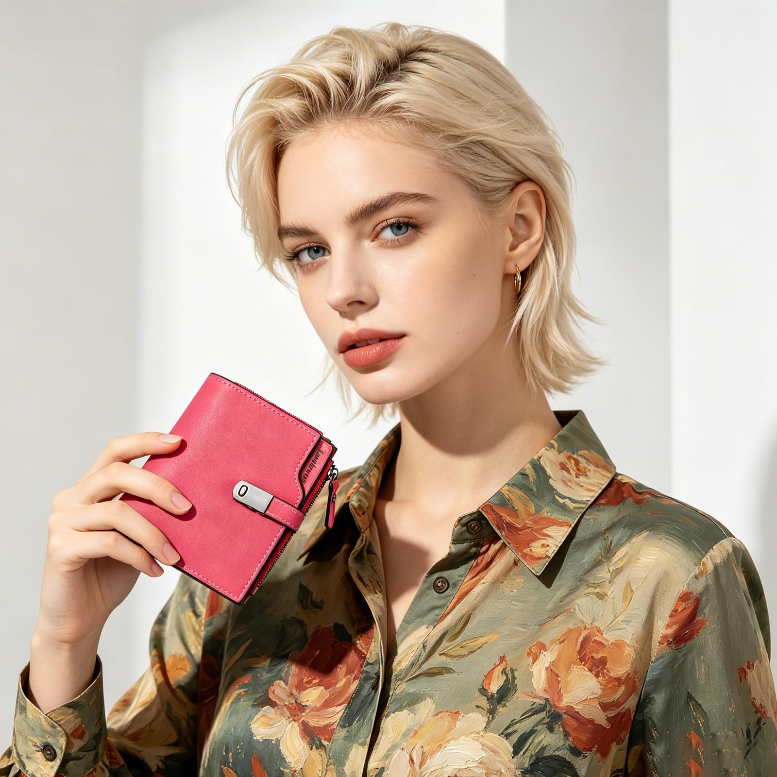 adistylinno-women-s-wallet-portefeuille-femme-rouge-15-cartes image 7