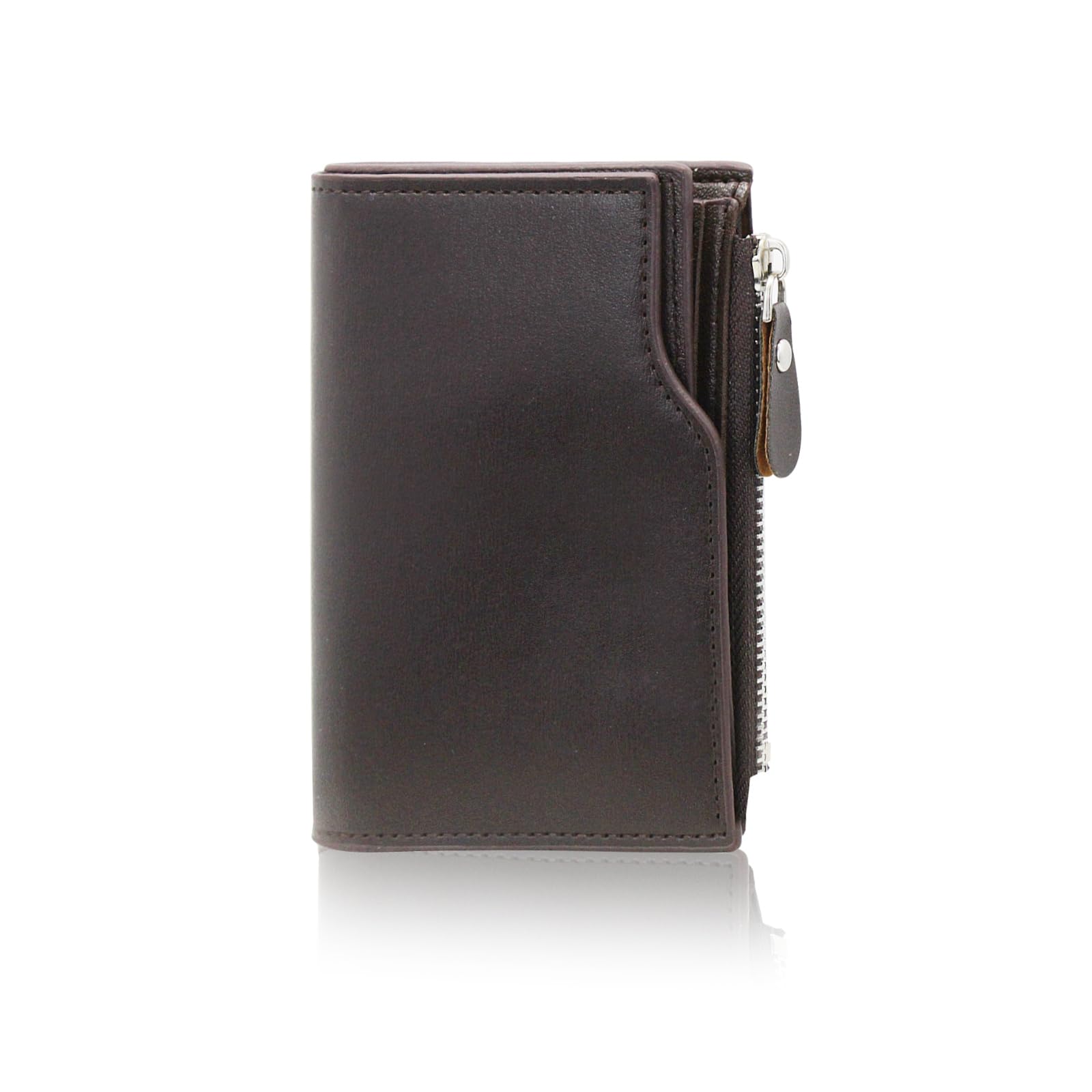 adistylinno-men-s-wallet-portefeuille-homme-marron-zip image 1