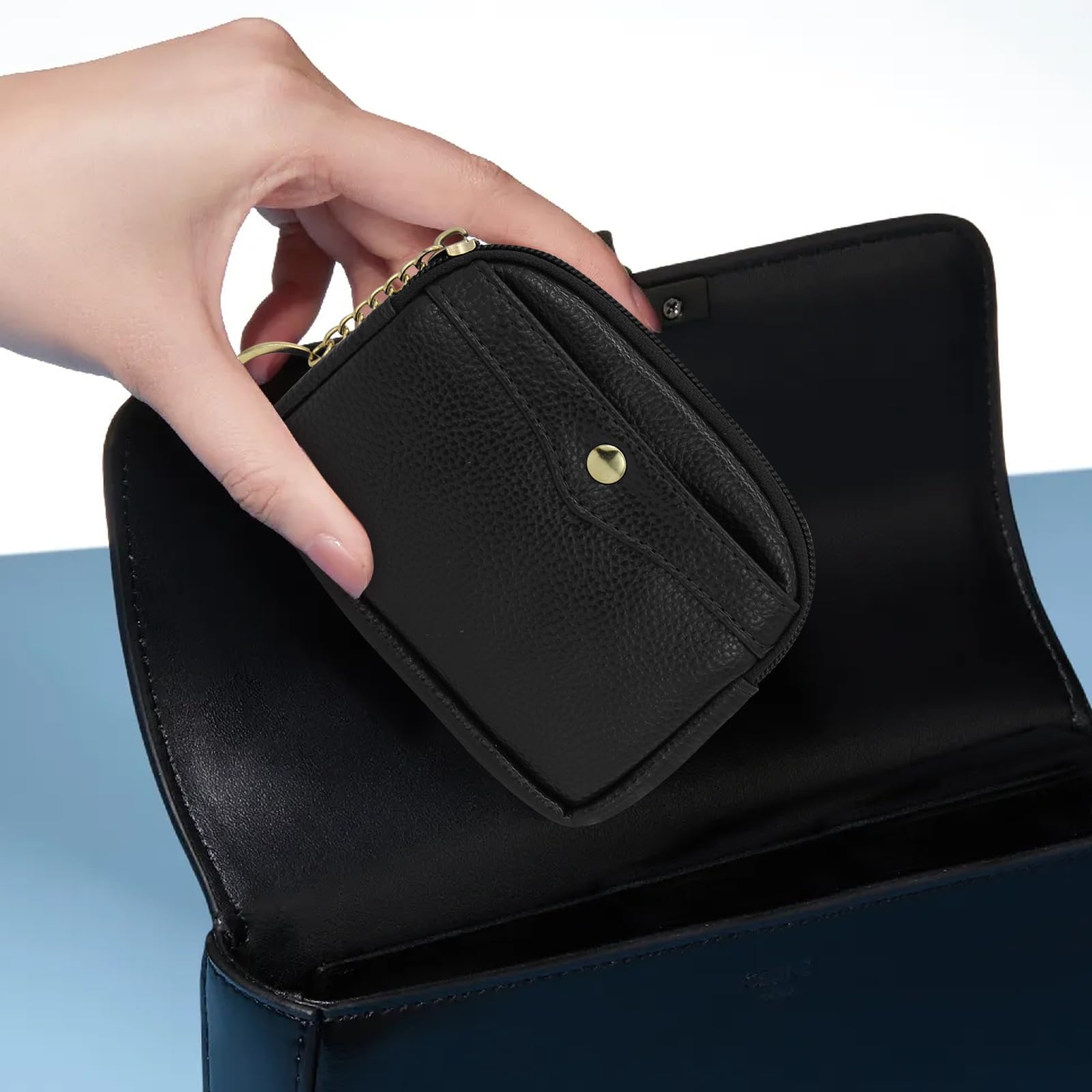 adistylinno-change-purse-porte-monnaie-noir-zip-synth-tique image 5
