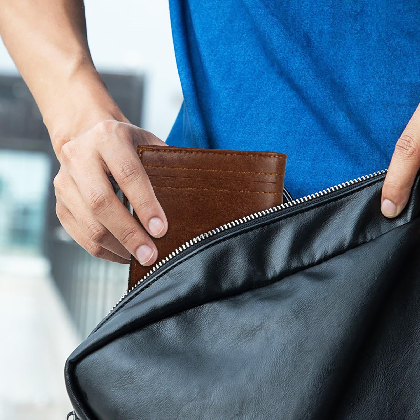 adistylinno-men-s-wallet-portefeuille-homme-marron-cuir-synth-tique image 7