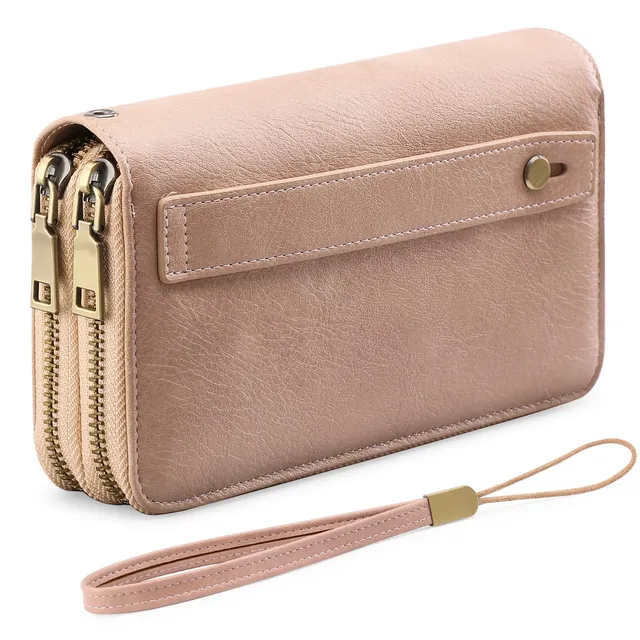 gaekeao-large-wallet-a10-retro-rose-portefeuille-cuir-rfid image 1