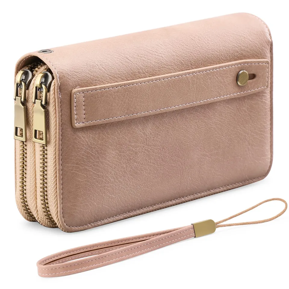 gaekeao-large-wallet-a10-retro-rose-portefeuille-cuir-rfid image 1