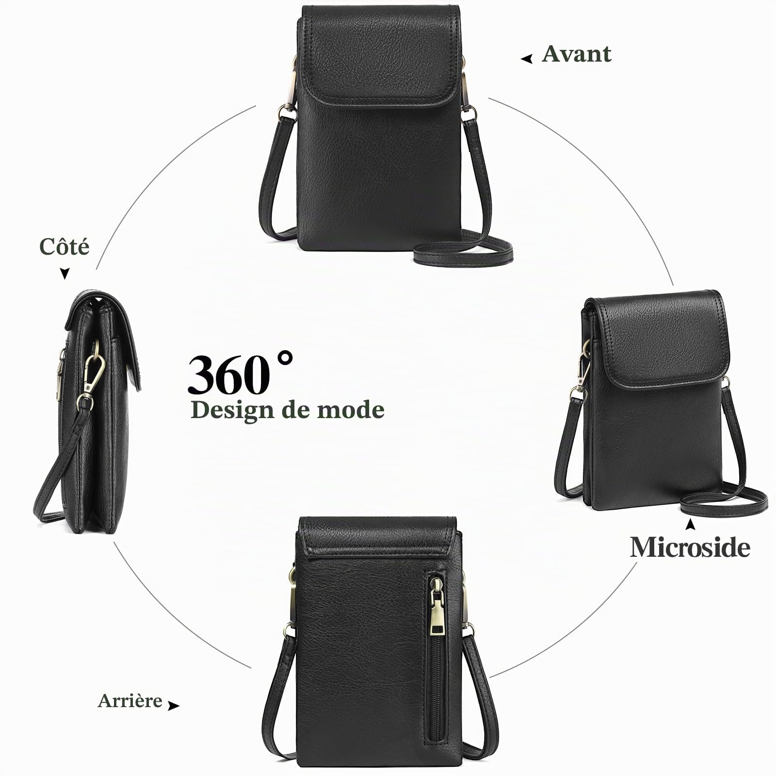 gaekeao-crossbody-bag-sac-bandouli-re-femme-cuir-pochette-zipp-e image 3