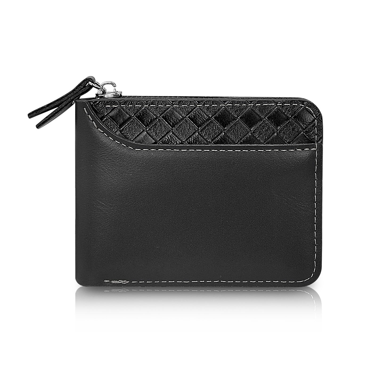 adistylinno-men-s-wallet-portefeuille-homme-marron-zip-losange image 8