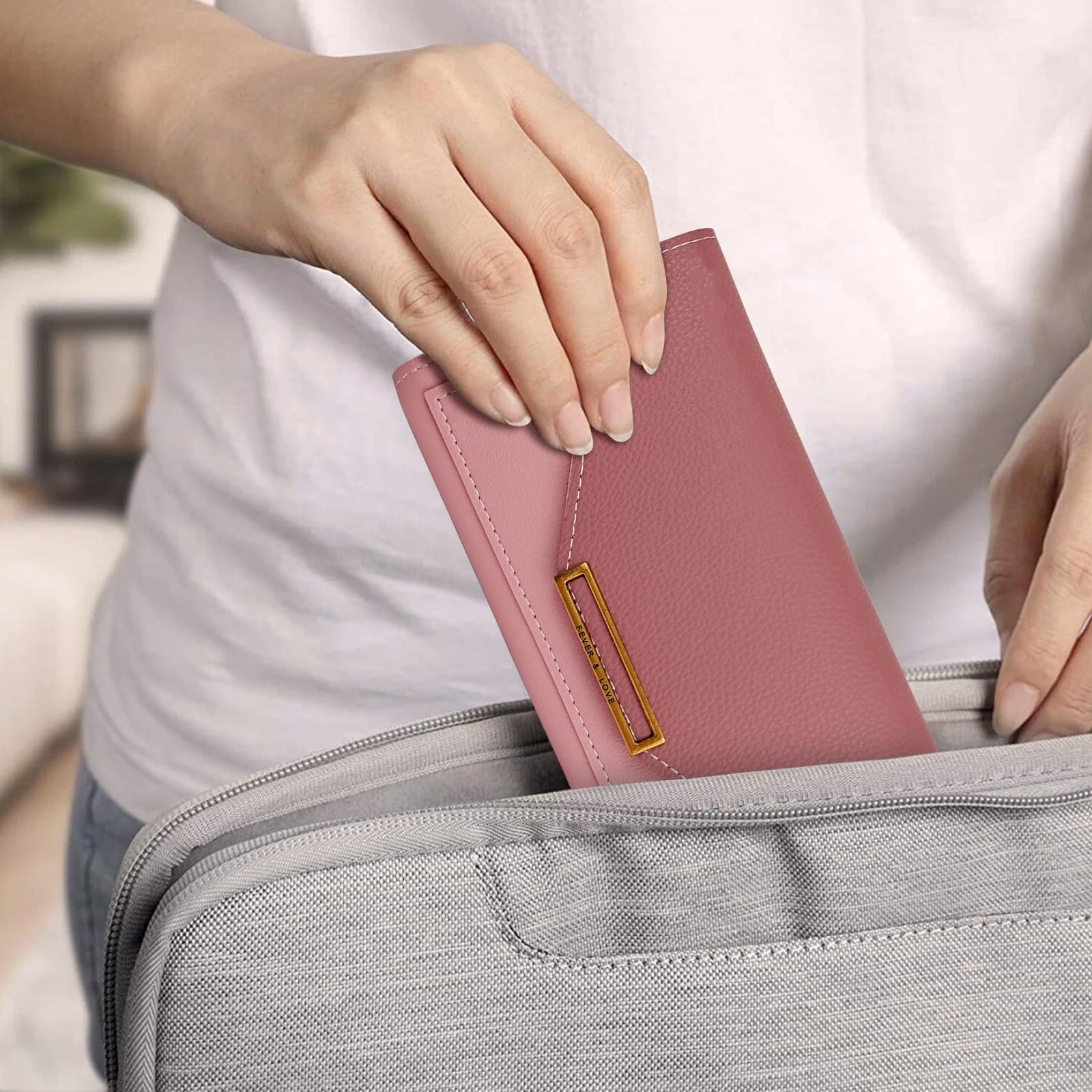 adistylinno-women-s-wallet-portefeuille-long-rose-19-cm-similicuir image 6