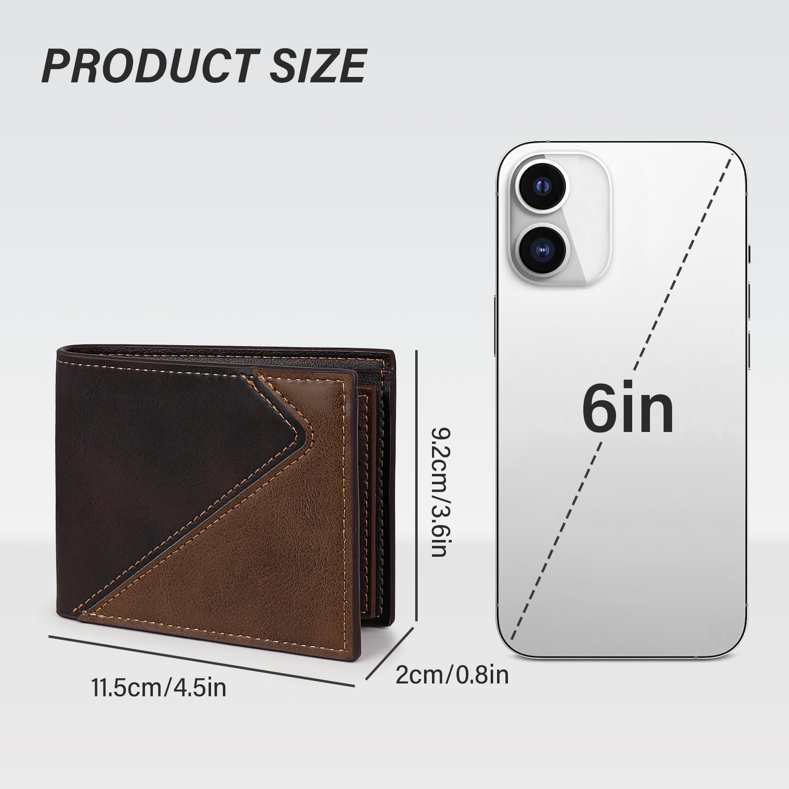adistylinno-men-s-wallet-portefeuille-homme-marron-monnaie-zip image 4