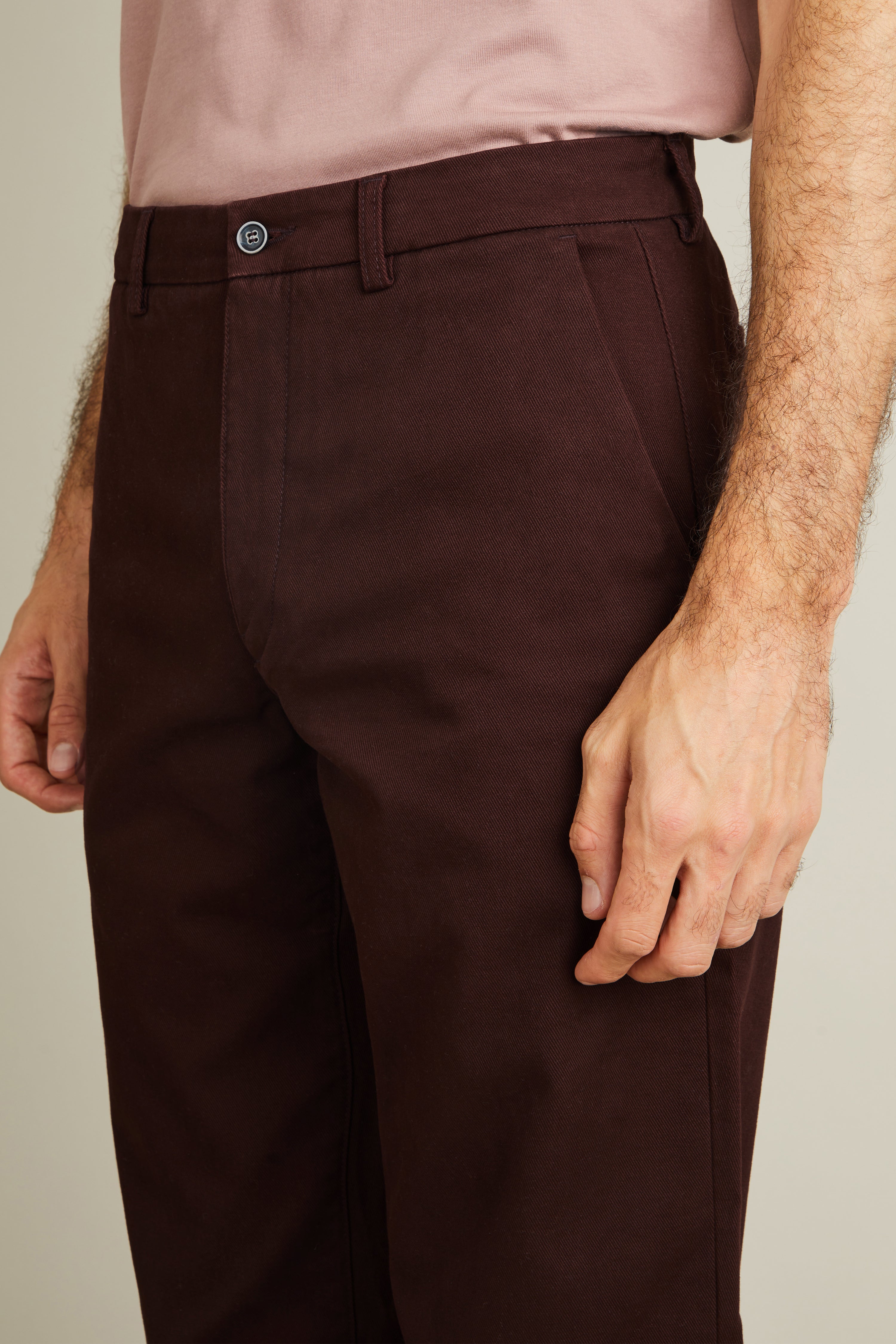 le-pantalon-chinos-homme-chino-droit-pantalon-bordeaux-coton image 3